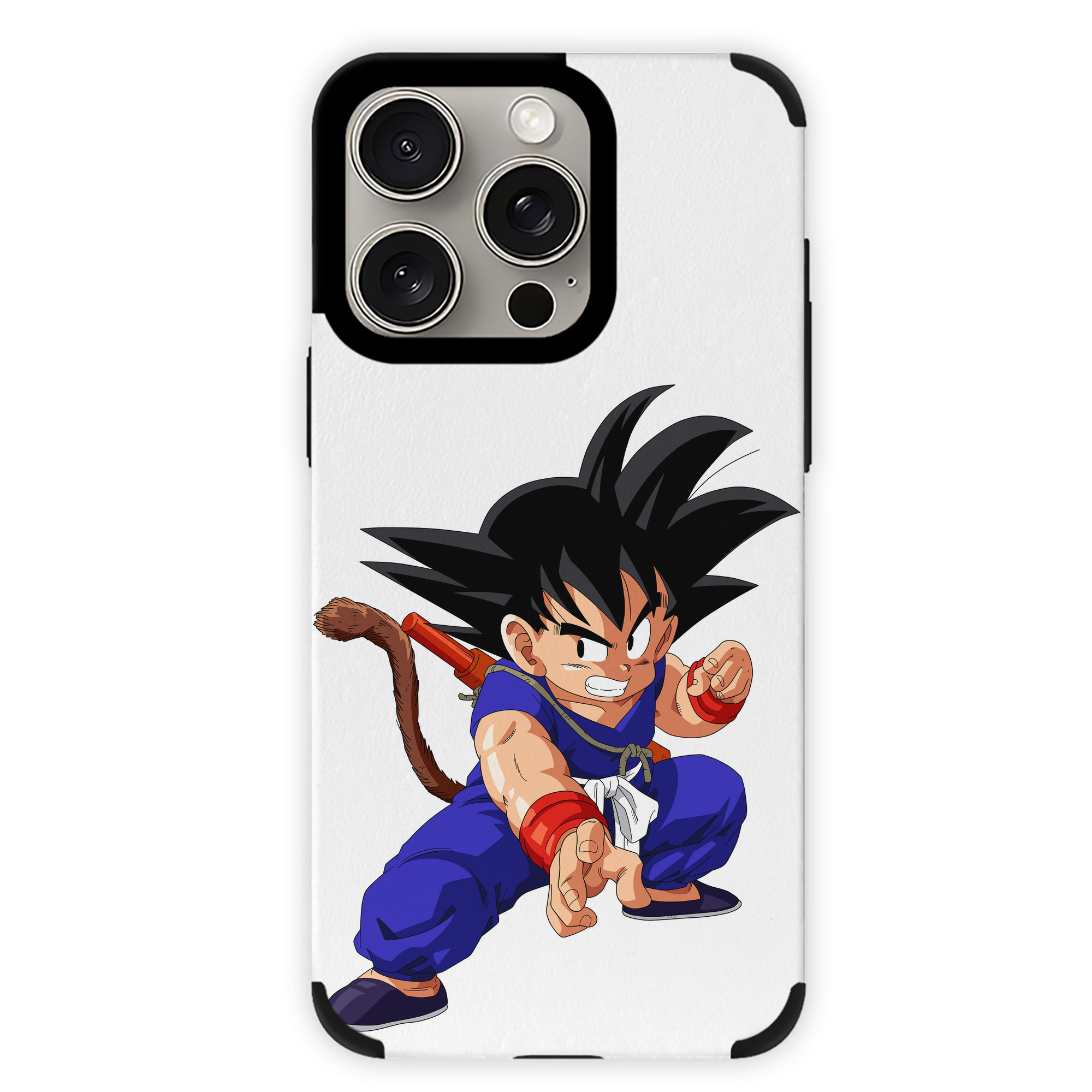 （画像用） ドラゴンボール 孫悟空（そん ごくう）Son Goku カカロット DRAGON BALL Kakarotto 【iPhone15ProMax対応】 PUレザー スマホケース 耐衝撃＆黄変防止