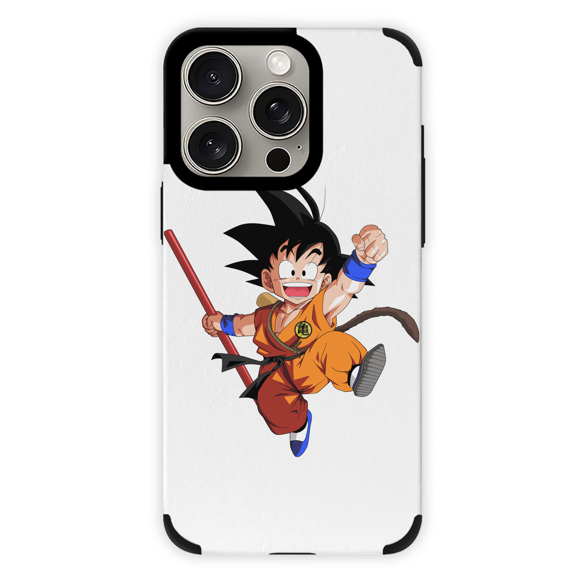 （画像用） ドラゴンボール 孫悟空（そん ごくう）Son Goku カカロット DRAGON BALL Kakarotto 【iPhone15ProMax対応】 PUレザー スマホケース 耐衝撃＆黄変防止