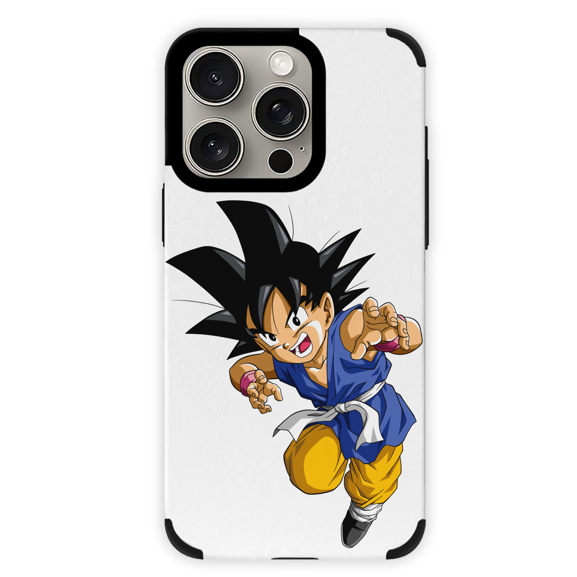 （画像用） ドラゴンボール 孫悟空（そん ごくう）Son Goku カカロット DRAGON BALL Kakarotto 【iPhone15ProMax対応】 PUレザー スマホケース 耐衝撃＆黄変防止