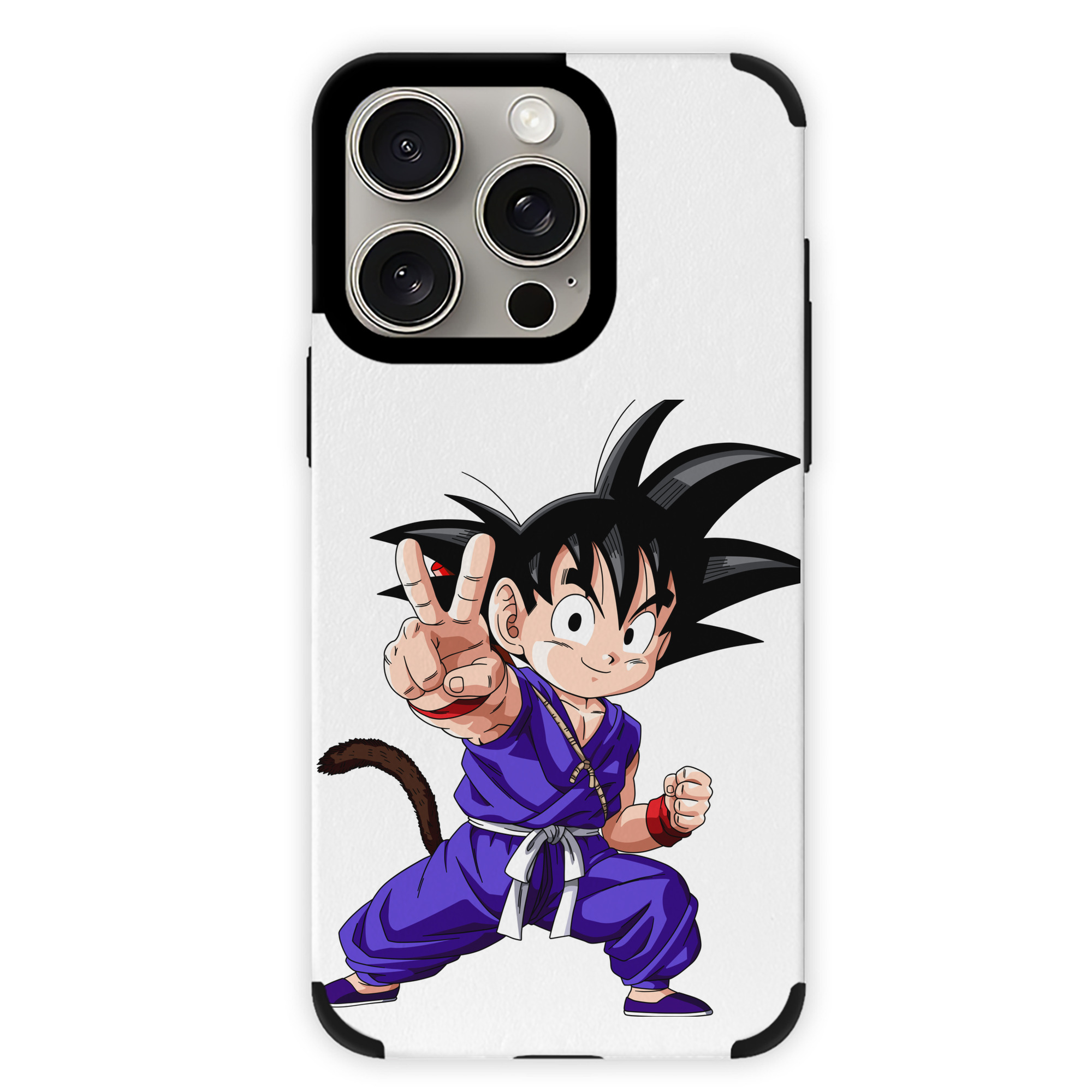 （画像用） ドラゴンボール 孫悟空（そん ごくう）Son Goku カカロット DRAGON BALL Kakarotto 【iPhone15ProMax対応】 PUレザー スマホケース 耐衝撃＆黄変防止
