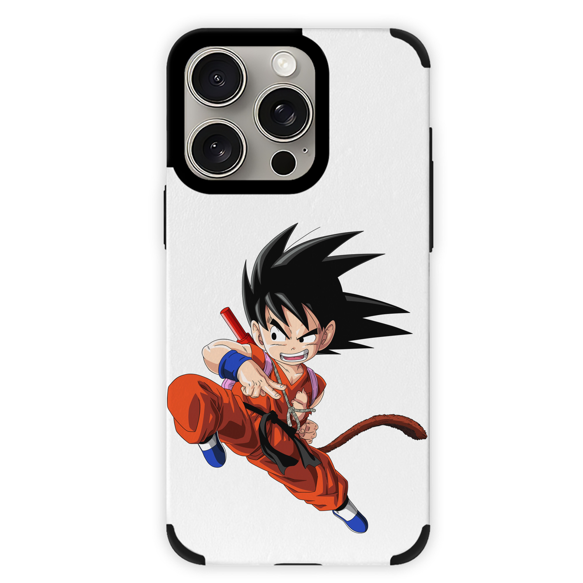 （画像用） ドラゴンボール 孫悟空（そん ごくう）Son Goku カカロット DRAGON BALL Kakarotto 【iPhone15ProMax対応】 PUレザー スマホケース 耐衝撃＆黄変防止