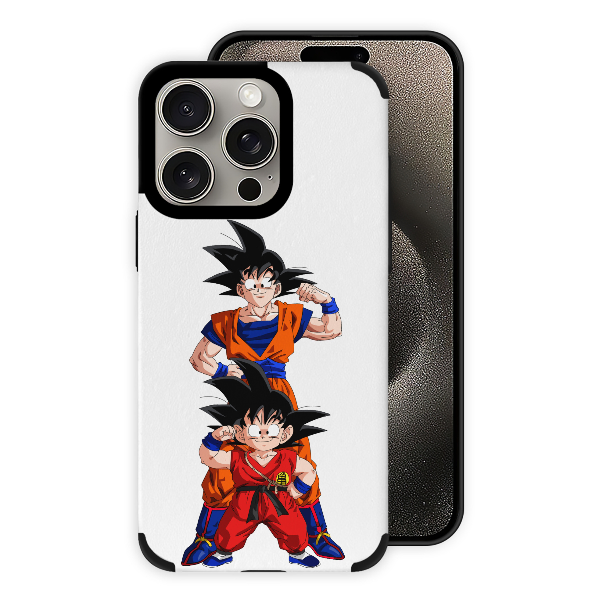 （画像用） ドラゴンボール 孫悟空（そん ごくう）Son Goku カカロット DRAGON BALL Kakarotto 【iPhone15ProMax対応】 PUレザー スマホケース 耐衝撃＆黄変防止