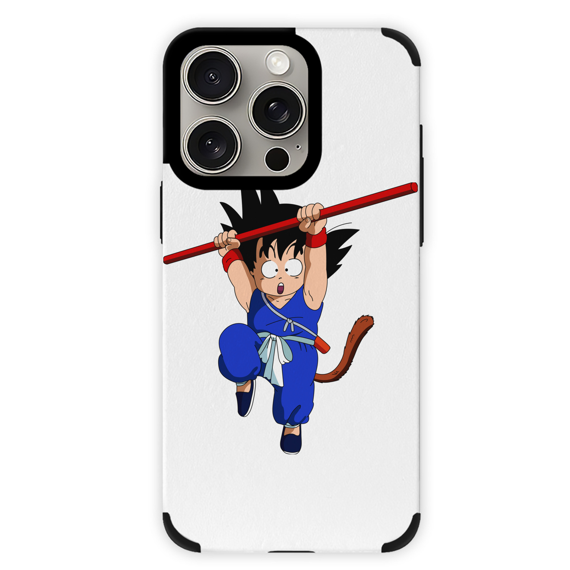 （画像用） ドラゴンボール 孫悟空（そん ごくう）Son Goku カカロット DRAGON BALL Kakarotto 【iPhone15ProMax対応】 PUレザー スマホケース 耐衝撃＆黄変防止