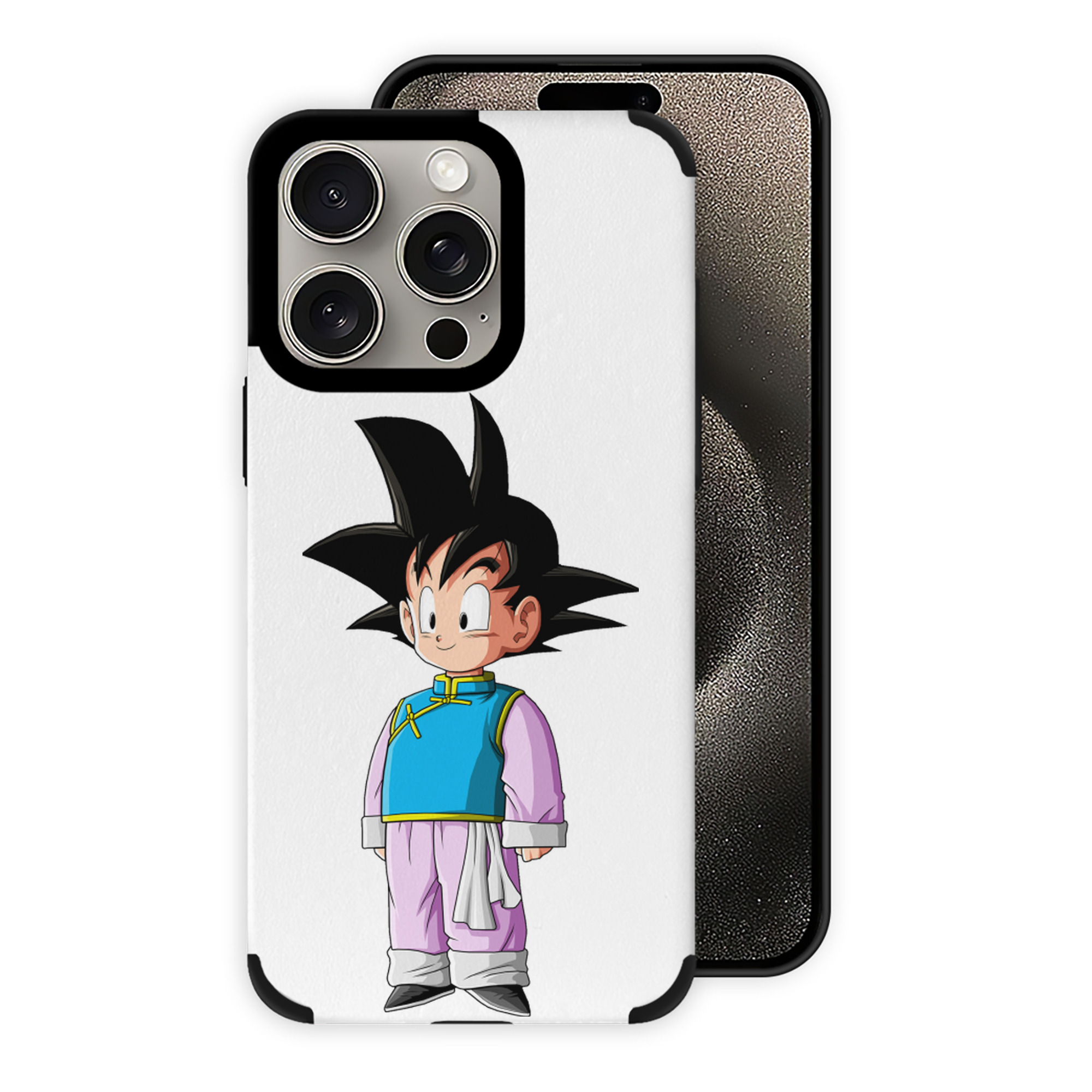 （画像用） ドラゴンボール 孫悟空（そん ごくう）Son Goku カカロット DRAGON BALL Kakarotto 【iPhone15ProMax対応】 PUレザー スマホケース 耐衝撃＆黄変防止