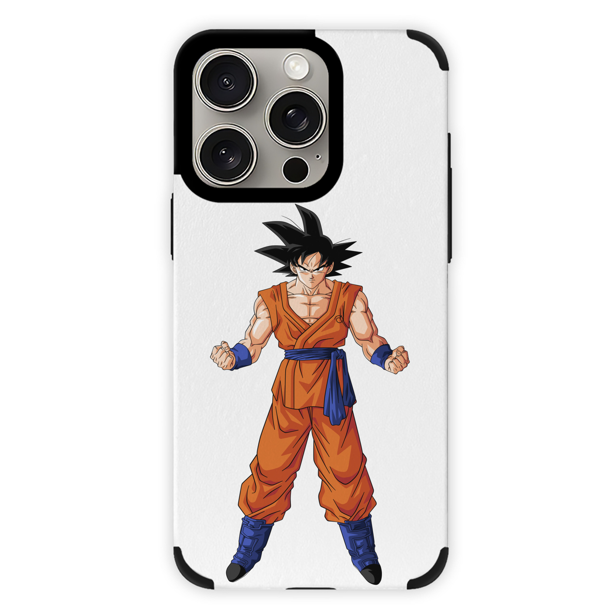 （画像用） ドラゴンボール 孫悟空（そん ごくう）Son Goku カカロット DRAGON BALL Kakarotto 【iPhone15ProMax対応】 PUレザー スマホケース 耐衝撃＆黄変防止