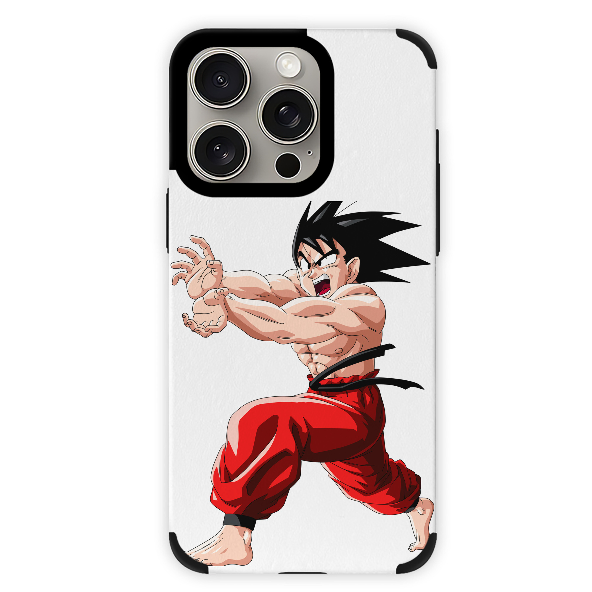 （画像用） ドラゴンボール 孫悟空（そん ごくう）Son Goku カカロット DRAGON BALL Kakarotto 【iPhone15ProMax対応】 PUレザー スマホケース 耐衝撃＆黄変防止