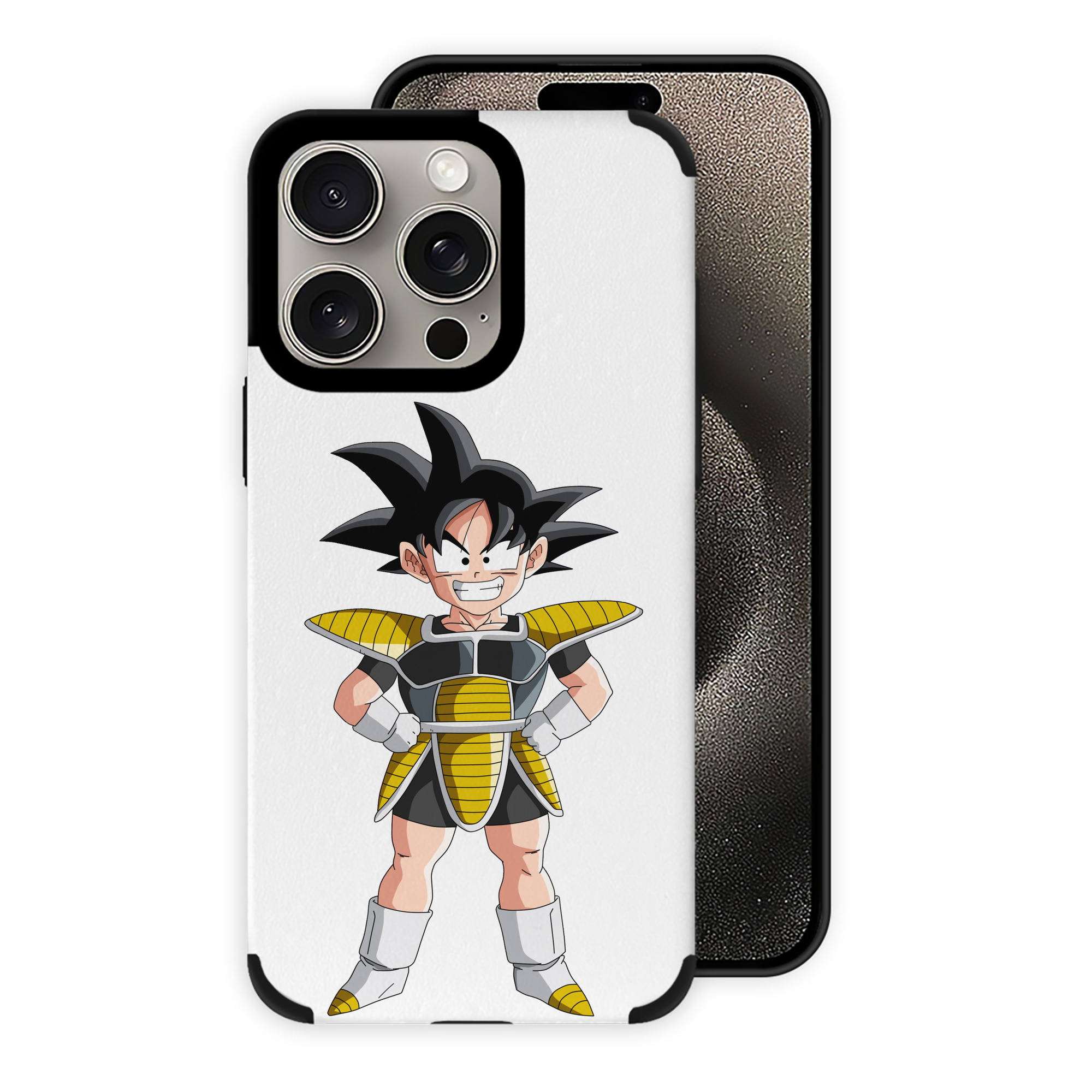 （画像用） ドラゴンボール 孫悟空（そん ごくう）Son Goku カカロット DRAGON BALL Kakarotto 【iPhone15ProMax対応】 PUレザー スマホケース 耐衝撃＆黄変防止