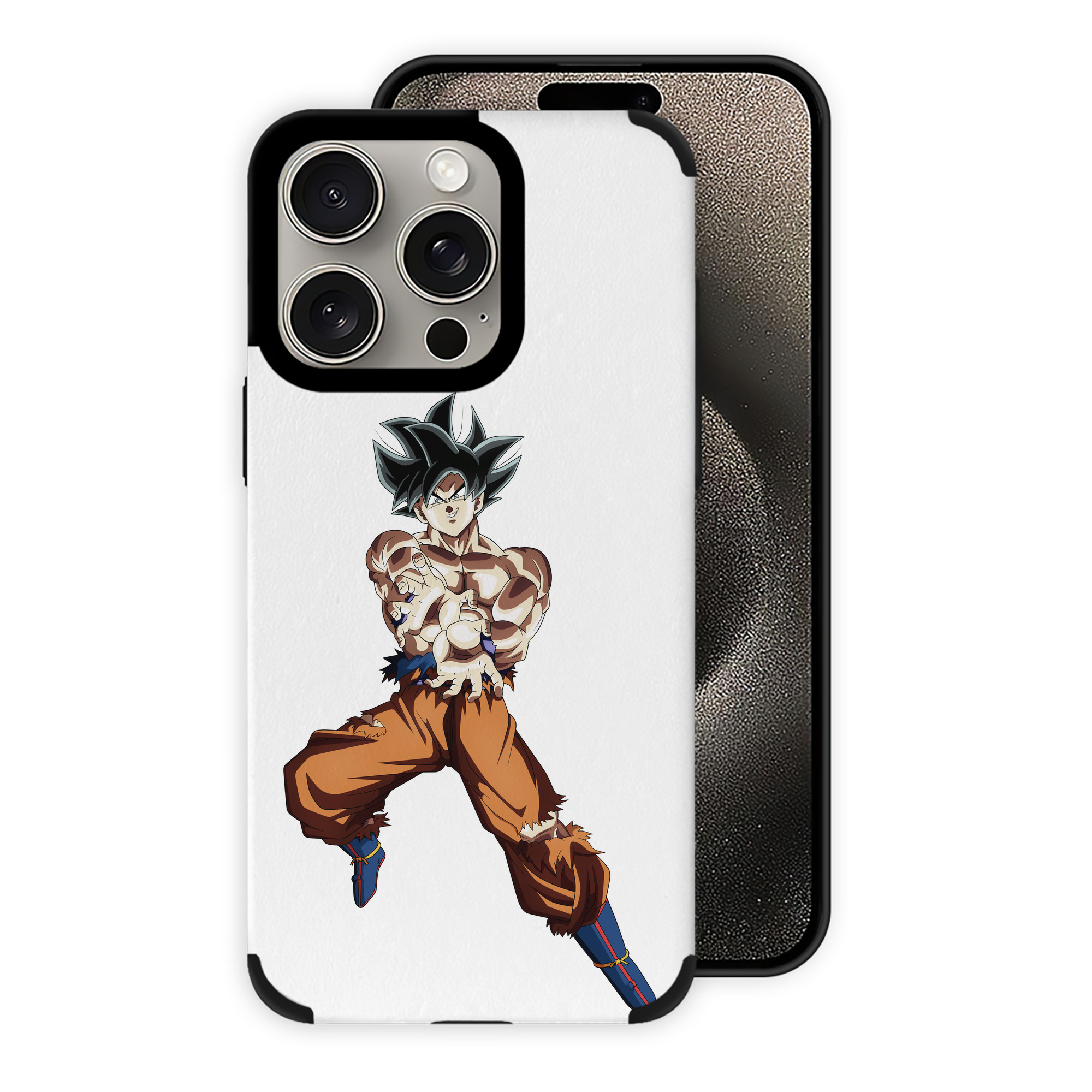 （画像用） ドラゴンボール 孫悟空（そん ごくう）Son Goku カカロット DRAGON BALL Kakarotto 【iPhone15ProMax対応】 PUレザー スマホケース 耐衝撃＆黄変防止