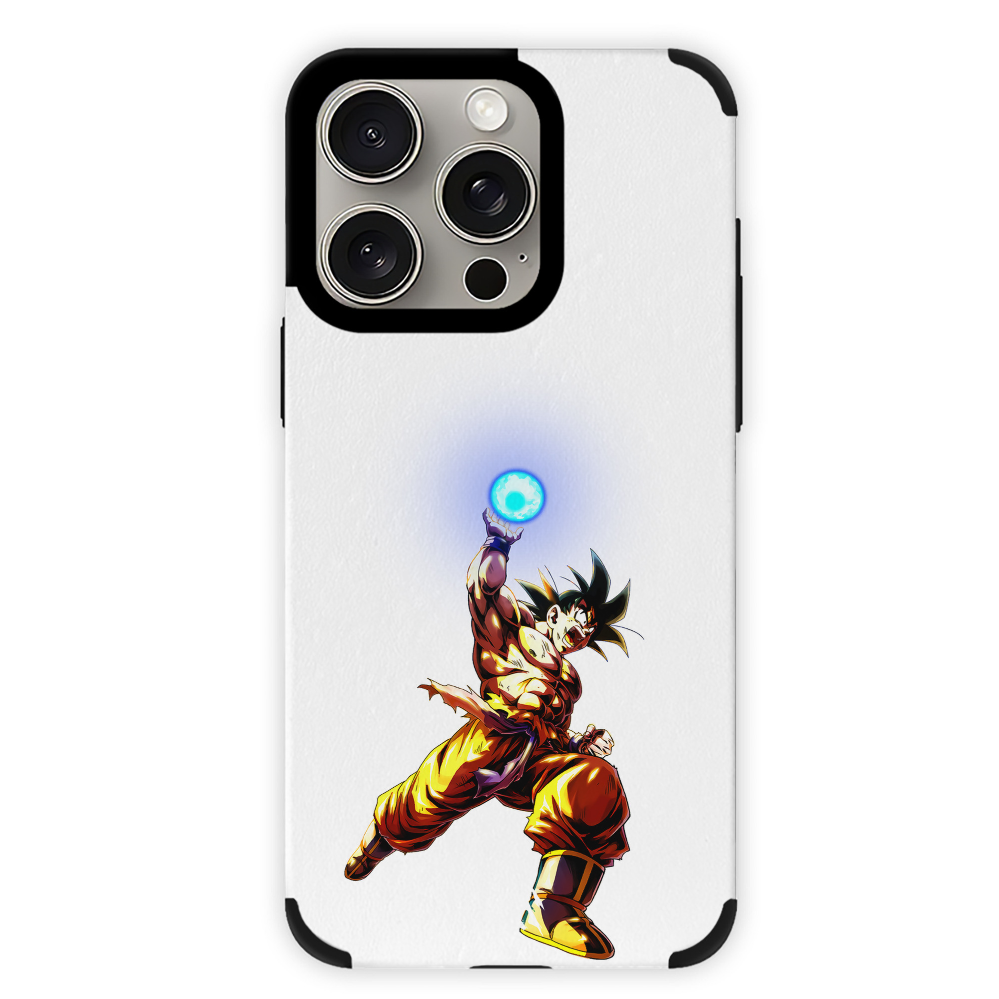 （画像用） ドラゴンボール 孫悟空（そん ごくう）Son Goku カカロット DRAGON BALL Kakarotto 【iPhone15ProMax対応】 PUレザー スマホケース 耐衝撃＆黄変防止