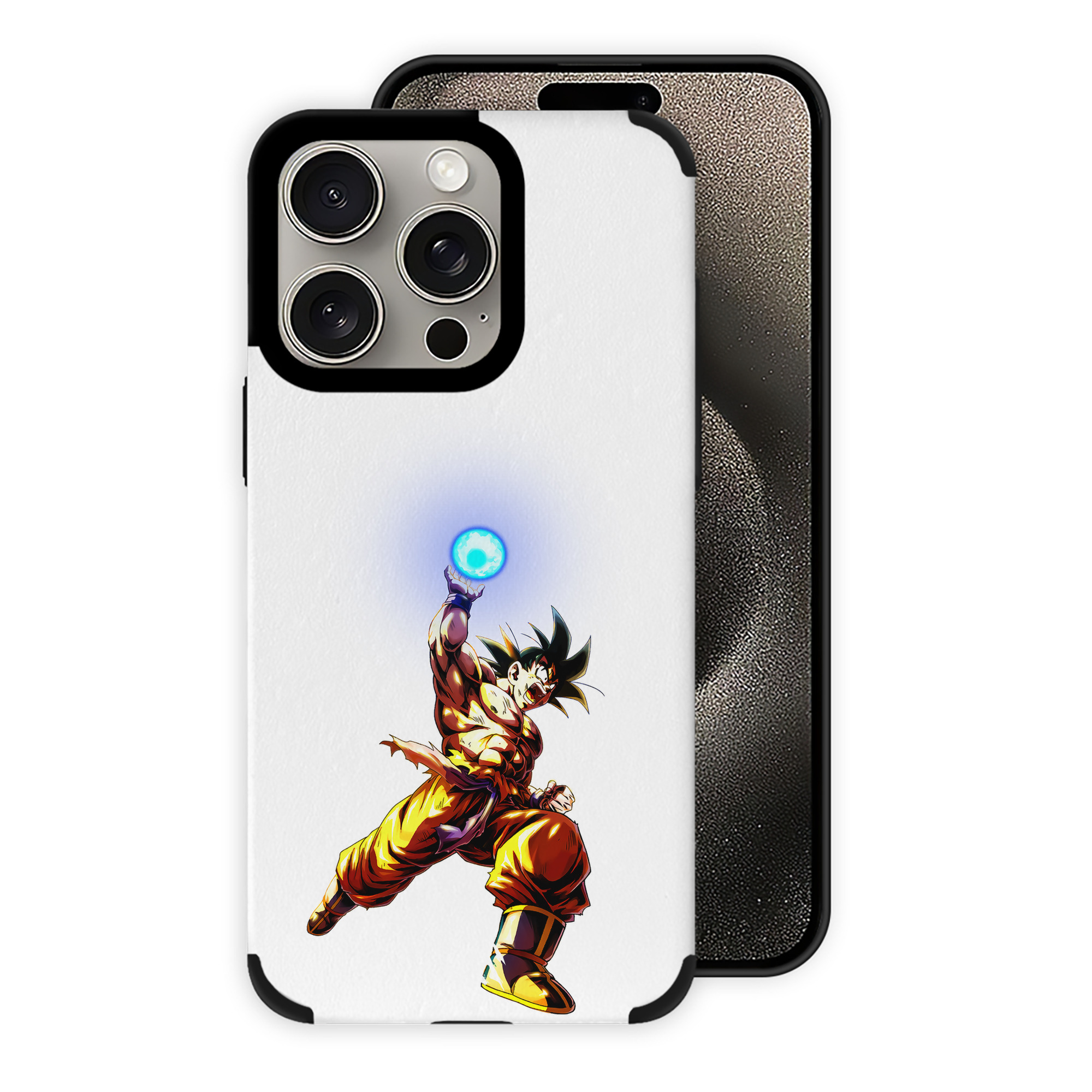 （画像用） ドラゴンボール 孫悟空（そん ごくう）Son Goku カカロット DRAGON BALL Kakarotto 【iPhone15ProMax対応】 PUレザー スマホケース 耐衝撃＆黄変防止
