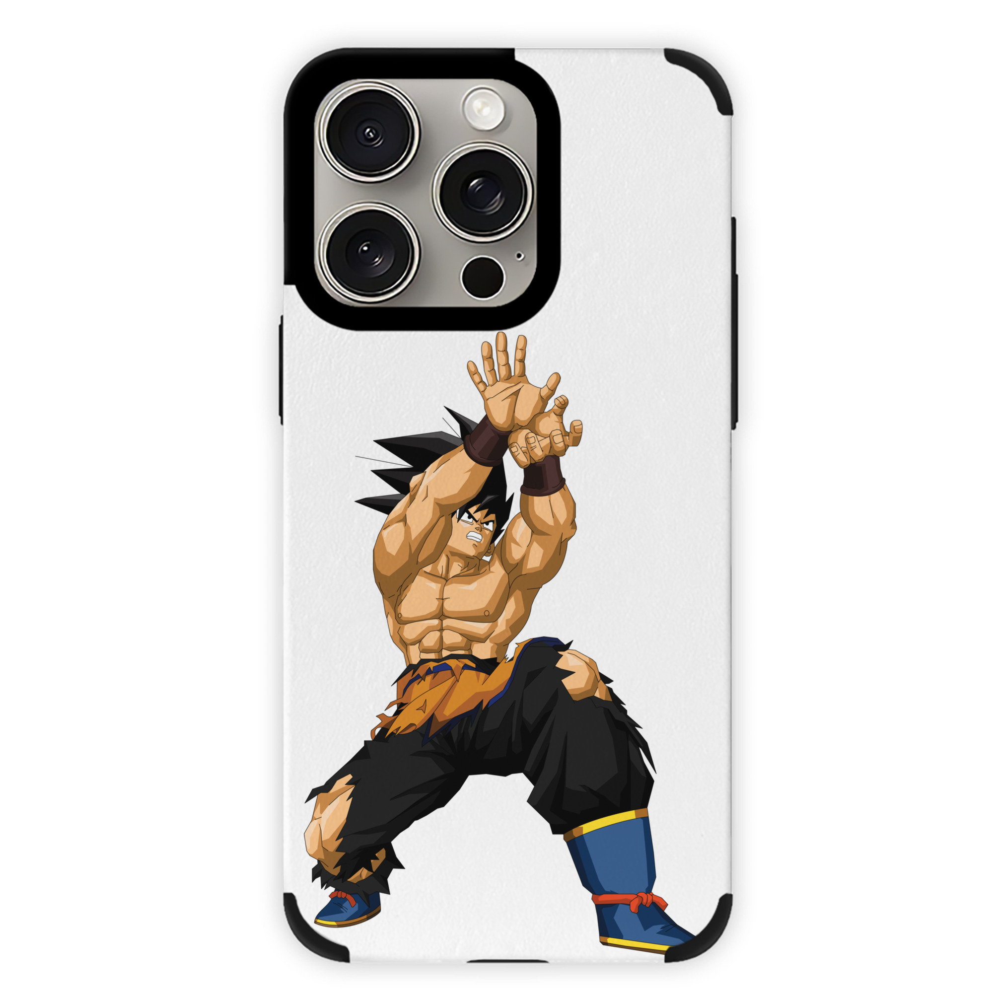 （画像用） ドラゴンボール 孫悟空（そん ごくう）Son Goku カカロット DRAGON BALL Kakarotto 【iPhone15ProMax対応】 PUレザー スマホケース 耐衝撃＆黄変防止