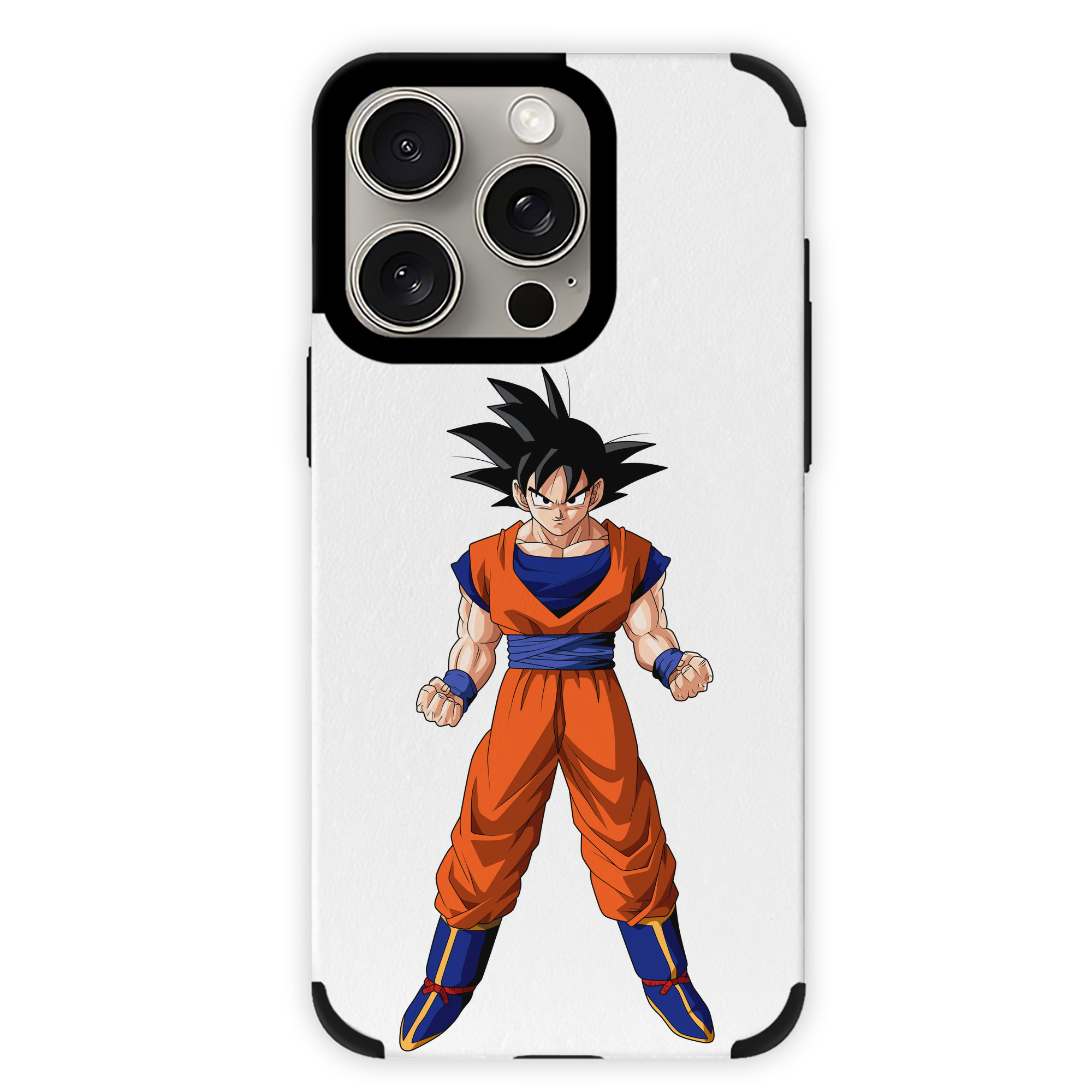 （画像用） ドラゴンボール 孫悟空（そん ごくう）Son Goku カカロット DRAGON BALL Kakarotto 【iPhone15ProMax対応】 PUレザー スマホケース 耐衝撃＆黄変防止