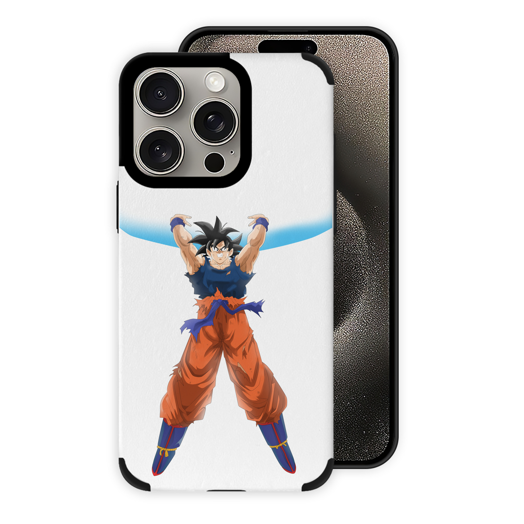 （画像用） ドラゴンボール 孫悟空（そん ごくう）Son Goku カカロット DRAGON BALL Kakarotto 【iPhone15ProMax対応】 PUレザー スマホケース 耐衝撃＆黄変防止