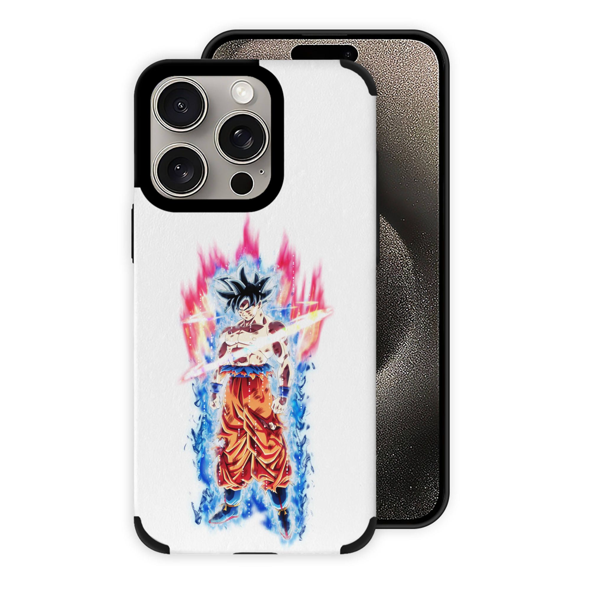 （画像用） ドラゴンボール 孫悟空（そん ごくう）Son Goku カカロット DRAGON BALL Kakarotto 【iPhone15ProMax対応】 PUレザー スマホケース 耐衝撃＆黄変防止