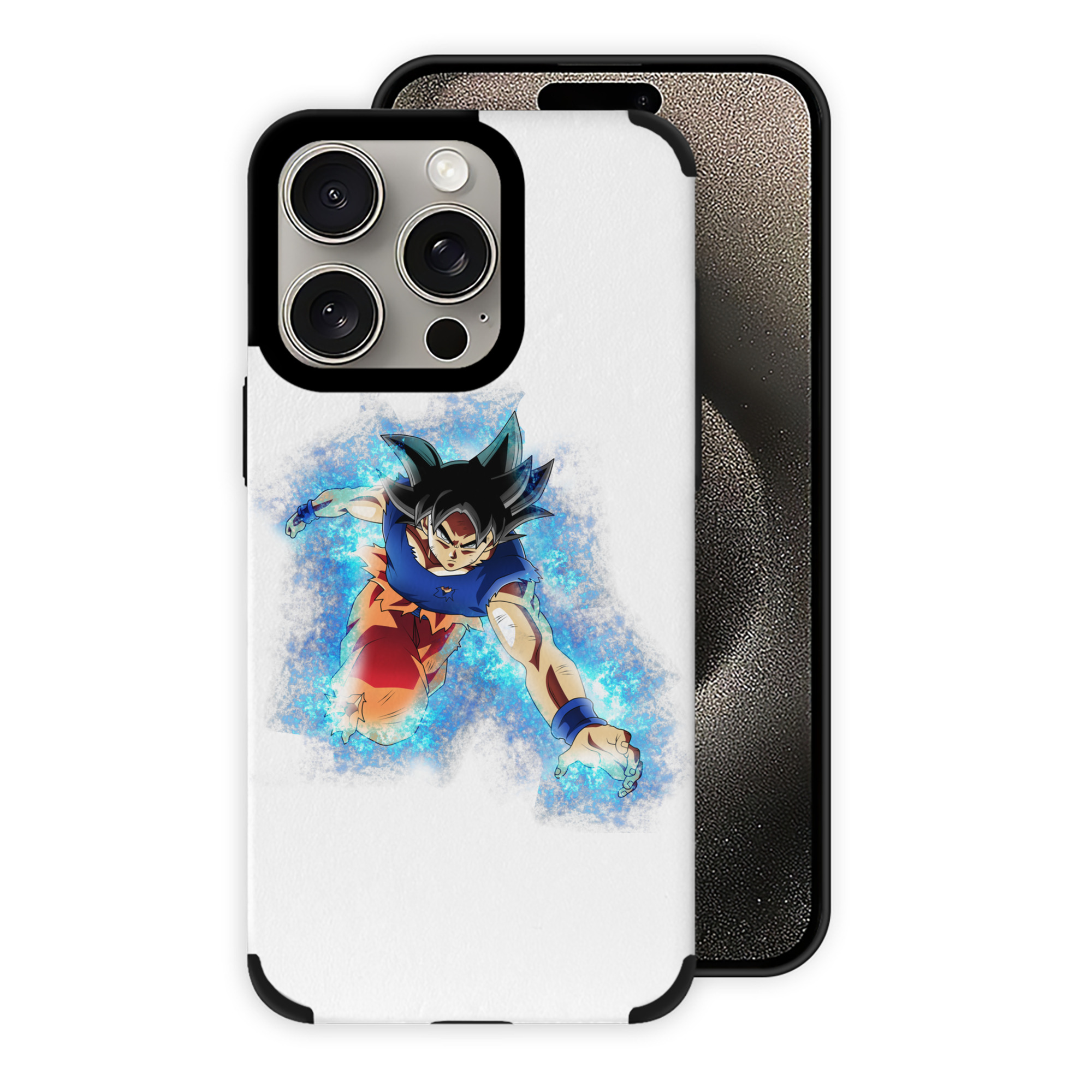 （画像用） ドラゴンボール 孫悟空（そん ごくう）Son Goku カカロット DRAGON BALL Kakarotto 【iPhone15ProMax対応】 PUレザー スマホケース 耐衝撃＆黄変防止