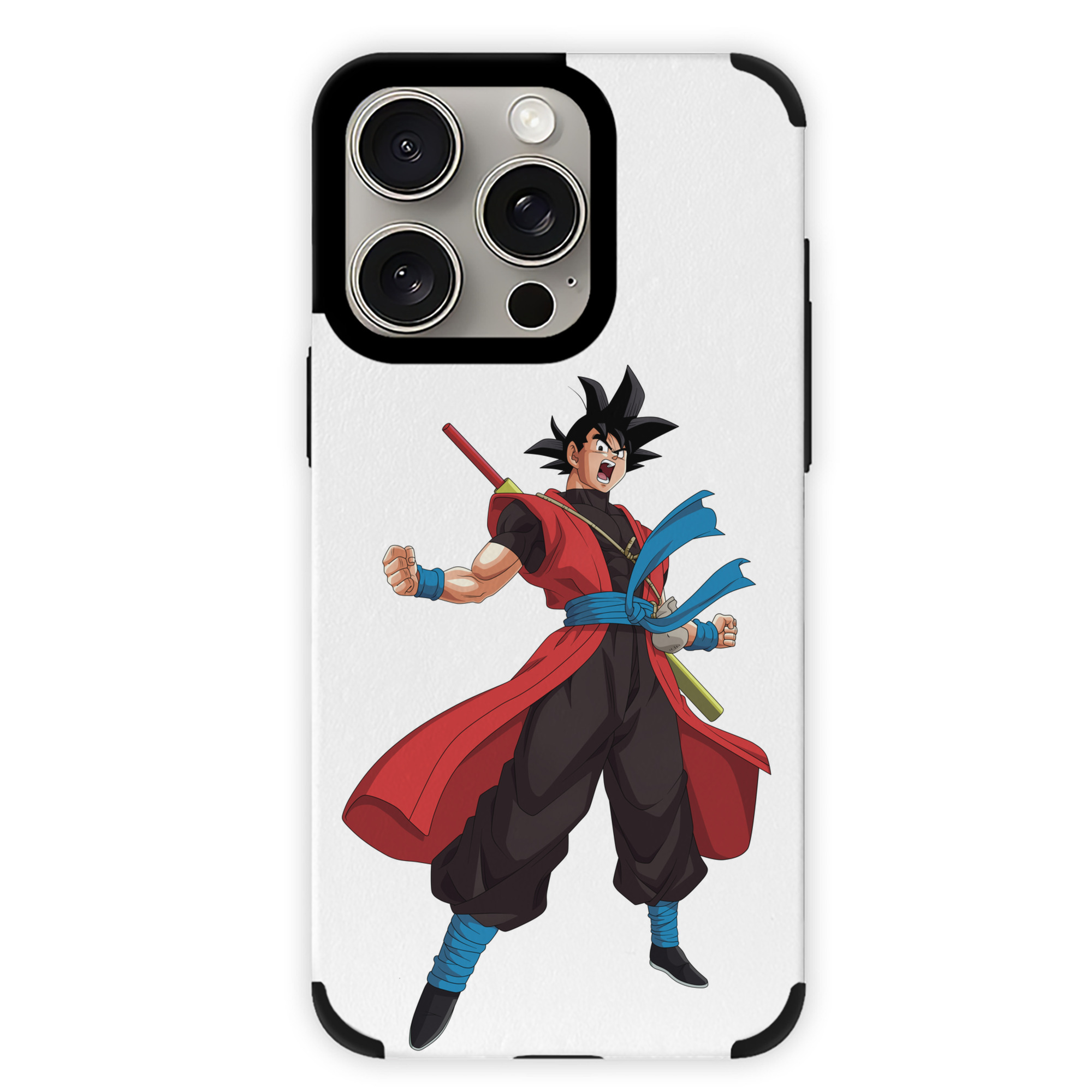（画像用） ドラゴンボール 孫悟空（そん ごくう）Son Goku カカロット DRAGON BALL Kakarotto 【iPhone15ProMax対応】 PUレザー スマホケース 耐衝撃＆黄変防止