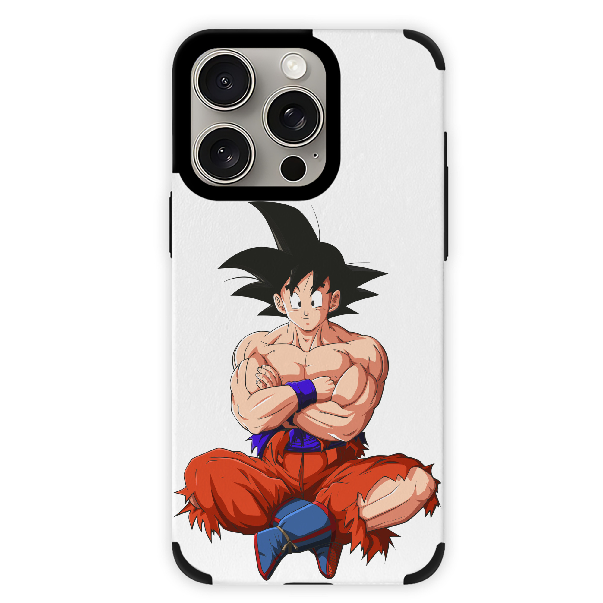 （画像用） ドラゴンボール 孫悟空（そん ごくう）Son Goku カカロット DRAGON BALL Kakarotto 【iPhone15ProMax対応】 PUレザー スマホケース 耐衝撃＆黄変防止
