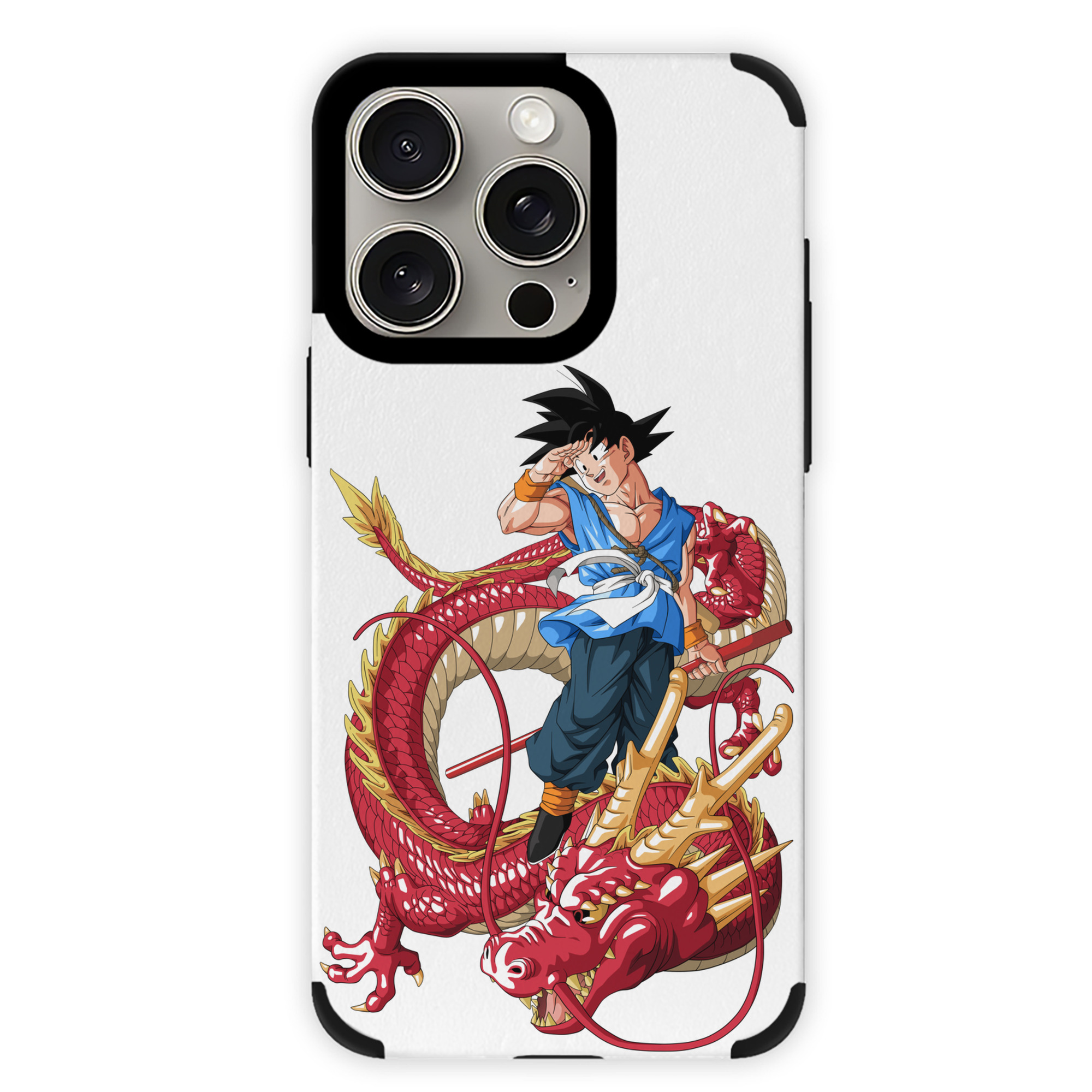 （画像用） ドラゴンボール 孫悟空（そん ごくう）Son Goku カカロット DRAGON BALL Kakarotto 【iPhone15ProMax対応】 PUレザー スマホケース 耐衝撃＆黄変防止