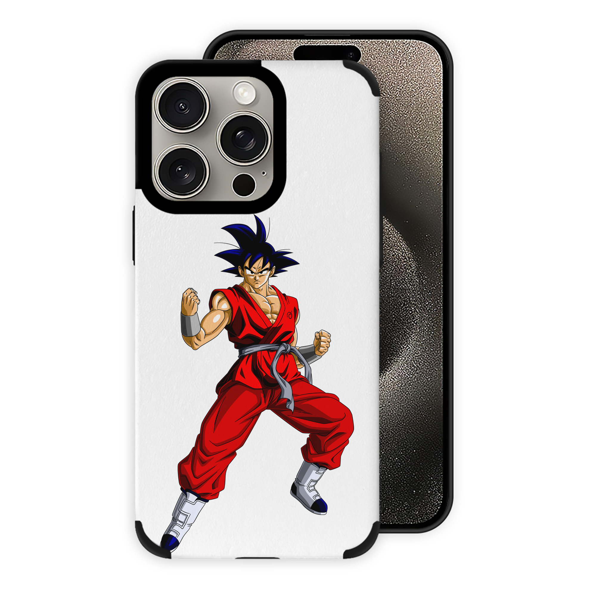 （画像用） ドラゴンボール 孫悟空（そん ごくう）Son Goku カカロット DRAGON BALL Kakarotto 【iPhone15ProMax対応】 PUレザー スマホケース 耐衝撃＆黄変防止