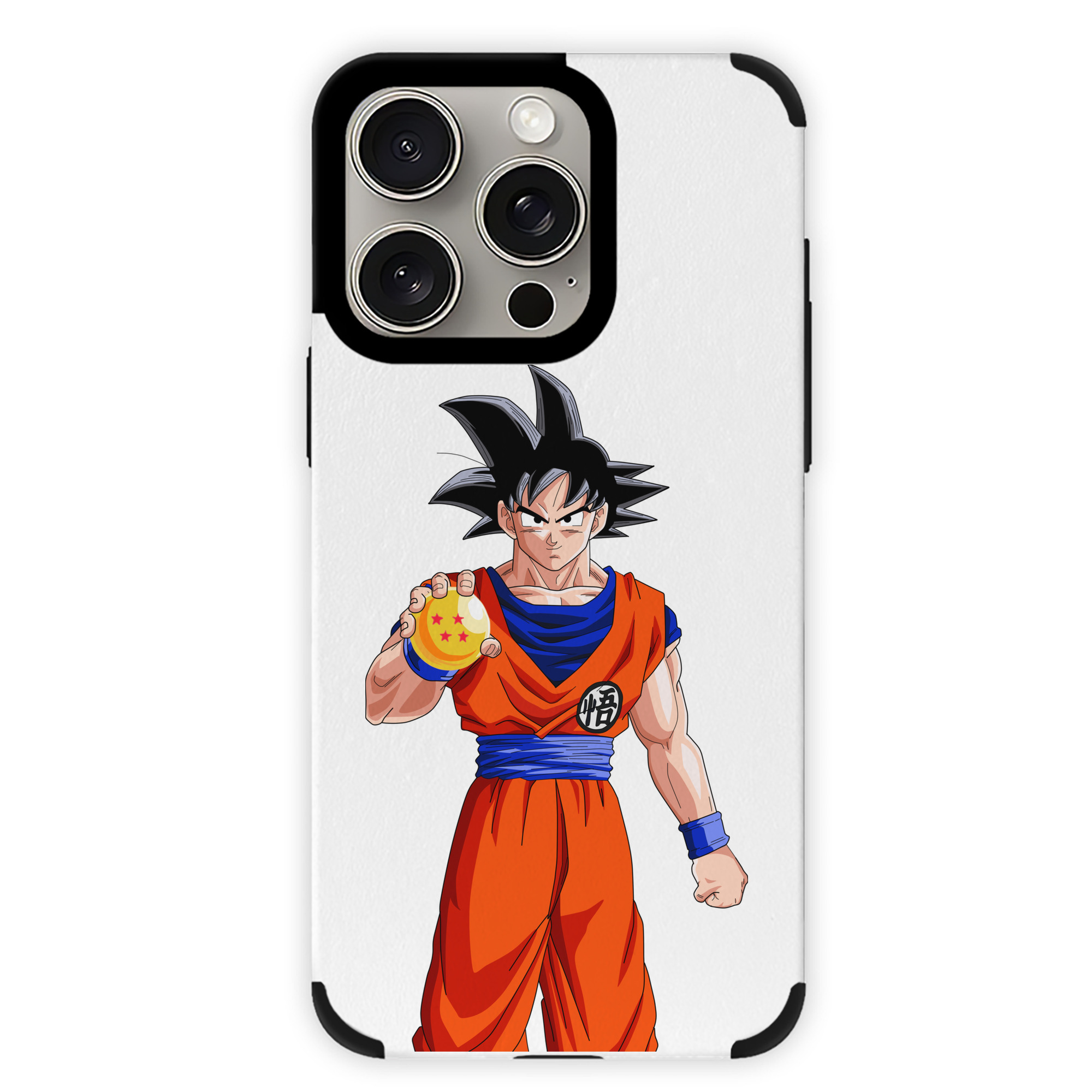 （画像用） ドラゴンボール 孫悟空（そん ごくう）Son Goku カカロット DRAGON BALL Kakarotto 【iPhone15ProMax対応】 PUレザー スマホケース 耐衝撃＆黄変防止