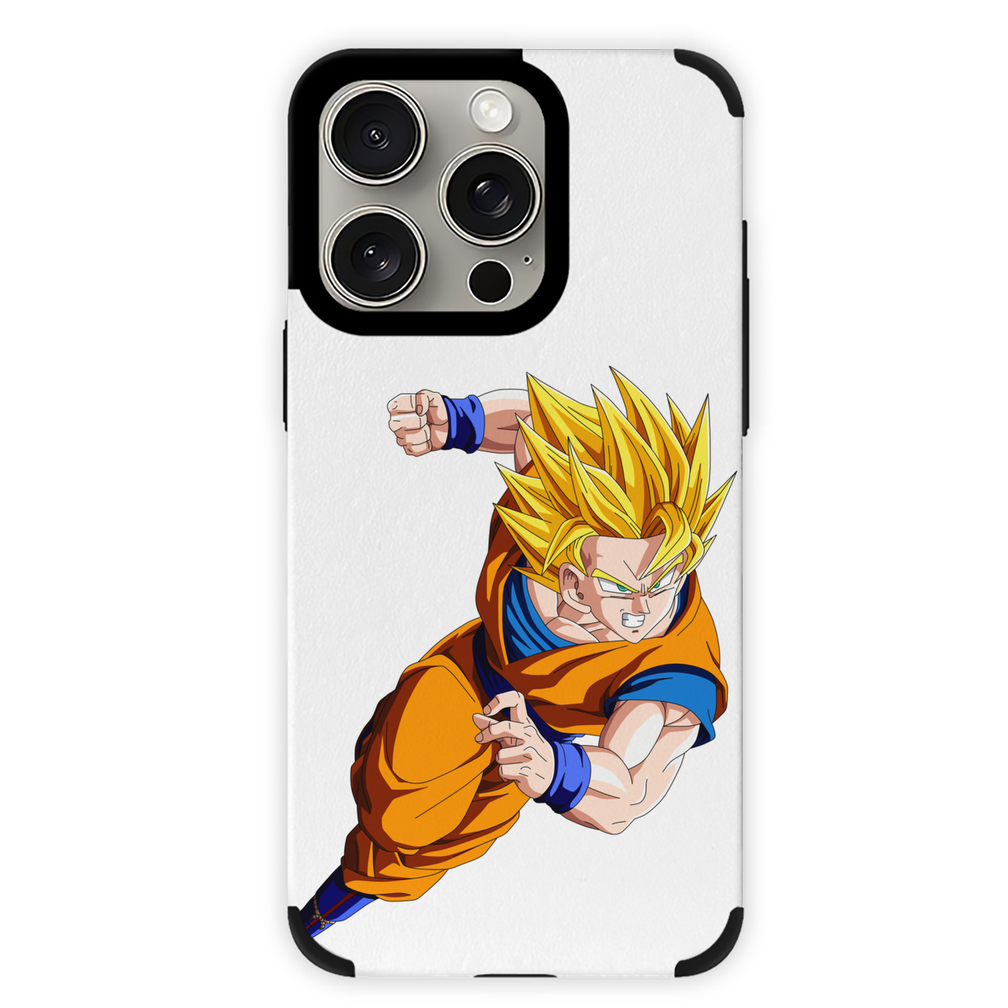 （画像用） ドラゴンボール 孫悟空（そん ごくう）Son Goku カカロット DRAGON BALL Kakarotto 【iPhone15ProMax対応】 PUレザー スマホケース 耐衝撃＆黄変防止