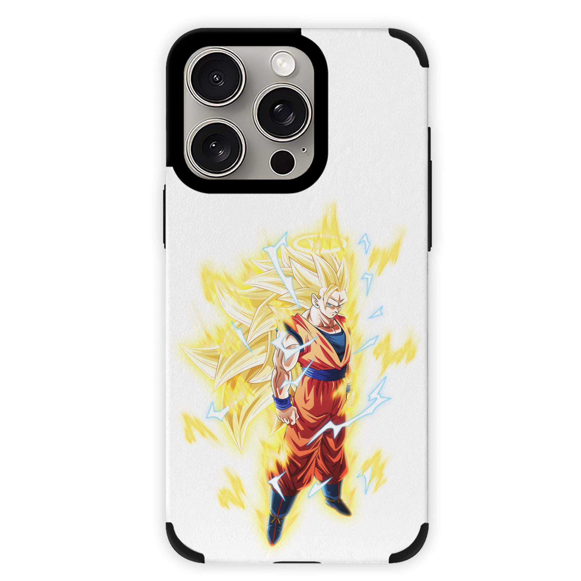 （画像用） ドラゴンボール 孫悟空（そん ごくう）Son Goku カカロット DRAGON BALL Kakarotto 【iPhone15ProMax対応】 PUレザー スマホケース 耐衝撃＆黄変防止
