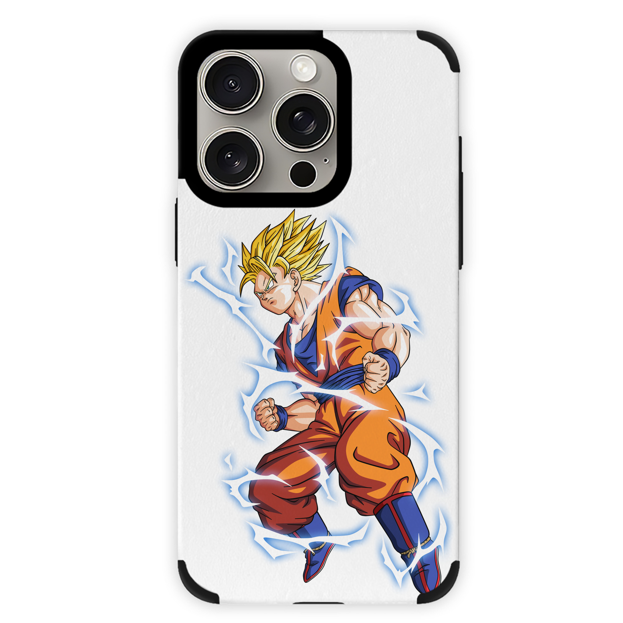 （画像用） ドラゴンボール 孫悟空（そん ごくう）Son Goku カカロット DRAGON BALL Kakarotto 【iPhone15ProMax対応】 PUレザー スマホケース 耐衝撃＆黄変防止
