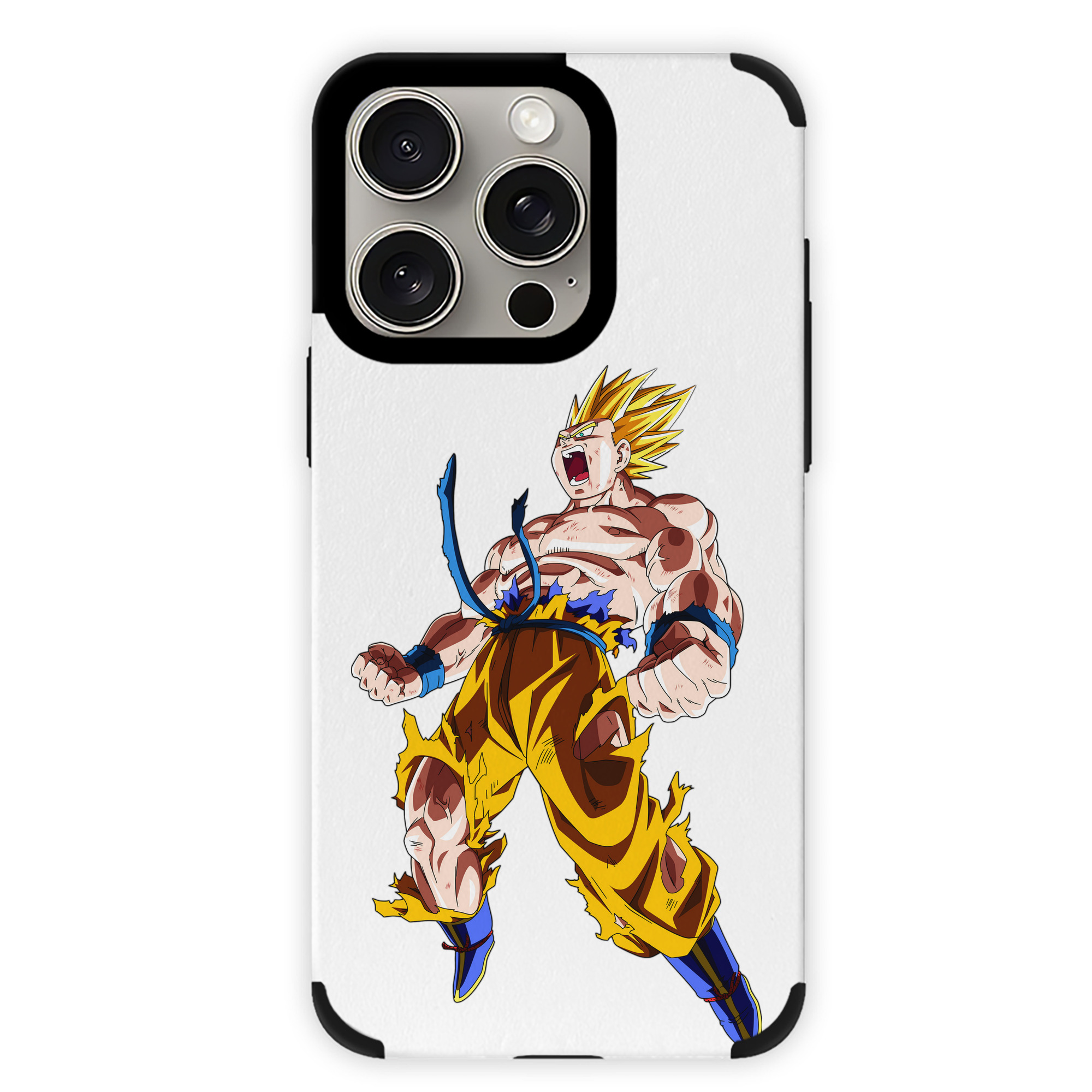 （画像用） ドラゴンボール 孫悟空（そん ごくう）Son Goku カカロット DRAGON BALL Kakarotto 【iPhone15ProMax対応】 PUレザー スマホケース 耐衝撃＆黄変防止