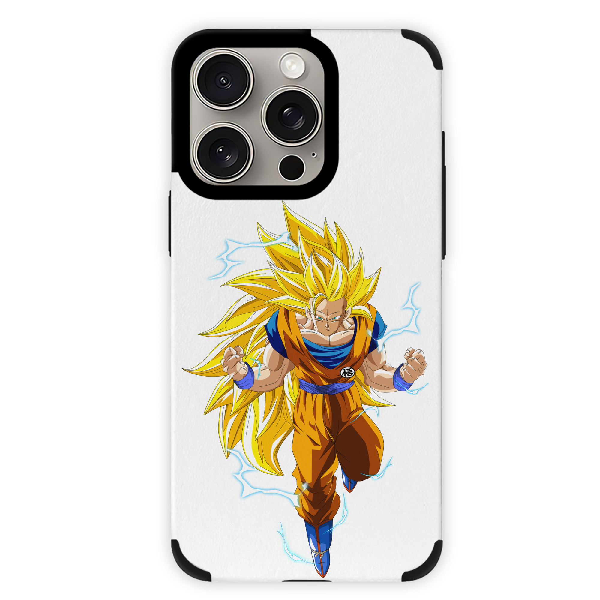 （画像用） ドラゴンボール 孫悟空（そん ごくう）Son Goku カカロット DRAGON BALL Kakarotto 【iPhone15ProMax対応】 PUレザー スマホケース 耐衝撃＆黄変防止