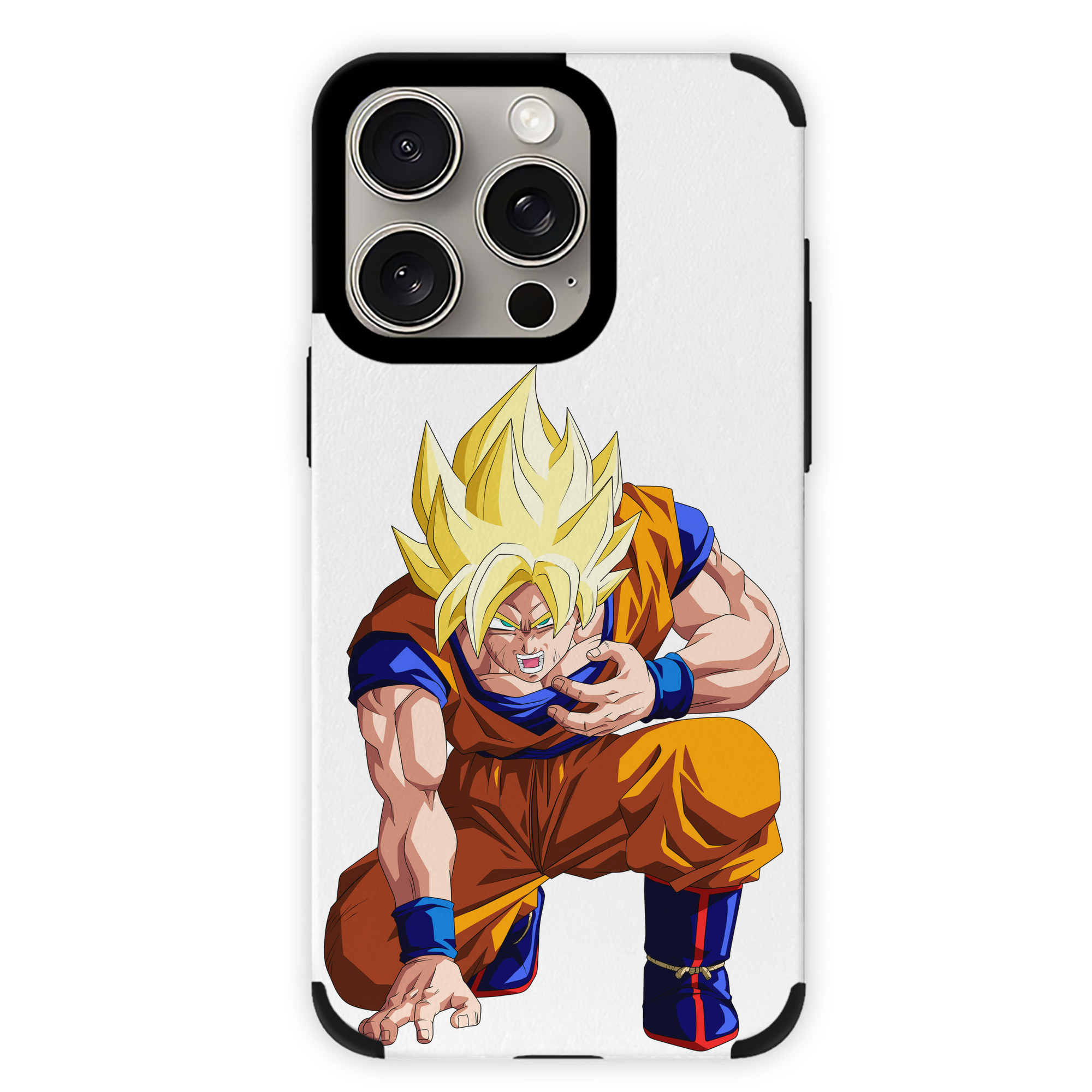 （画像用） ドラゴンボール 孫悟空（そん ごくう）Son Goku カカロット DRAGON BALL Kakarotto 【iPhone15ProMax対応】 PUレザー スマホケース 耐衝撃＆黄変防止