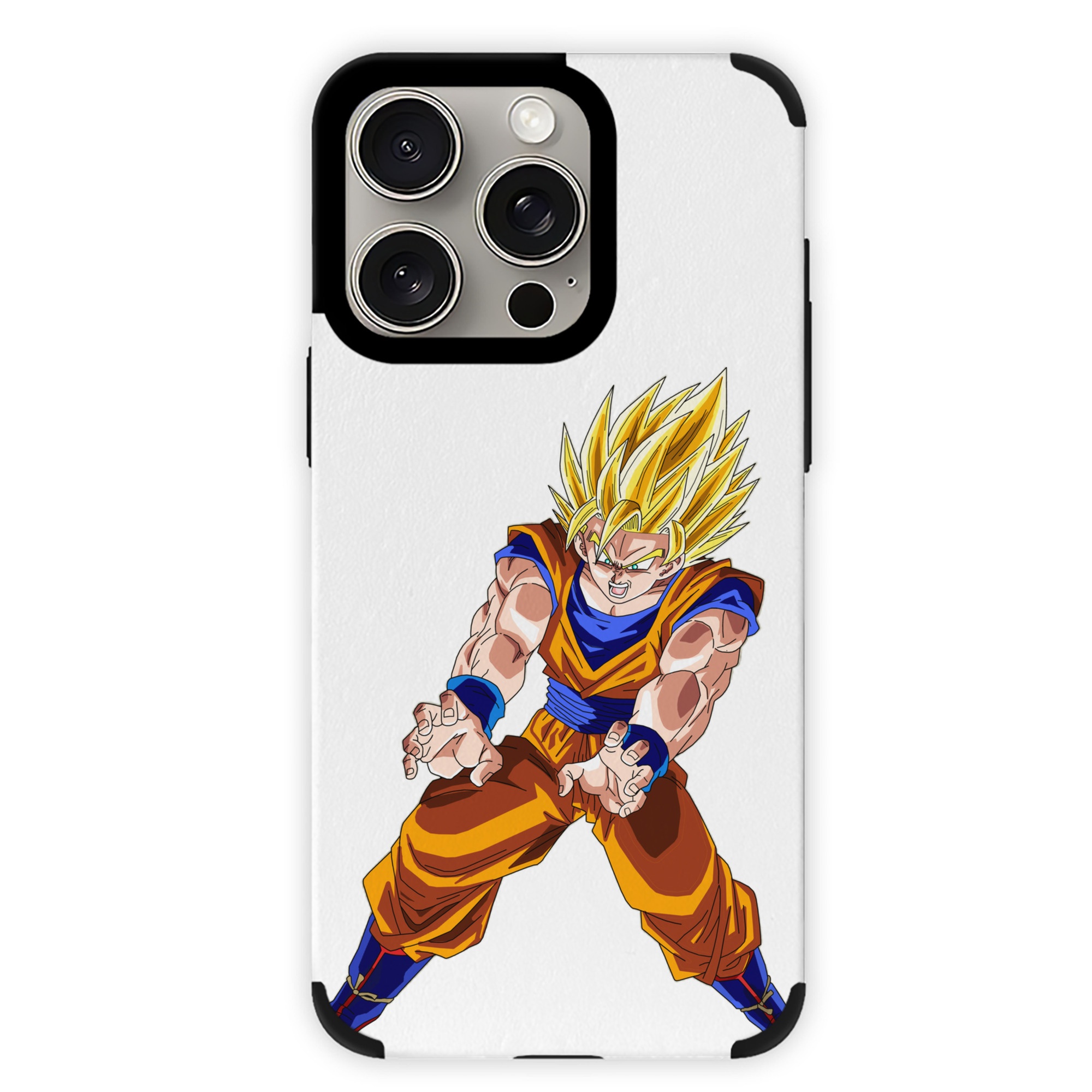（画像用） ドラゴンボール 孫悟空（そん ごくう）Son Goku カカロット DRAGON BALL Kakarotto 【iPhone15ProMax対応】 PUレザー スマホケース 耐衝撃＆黄変防止