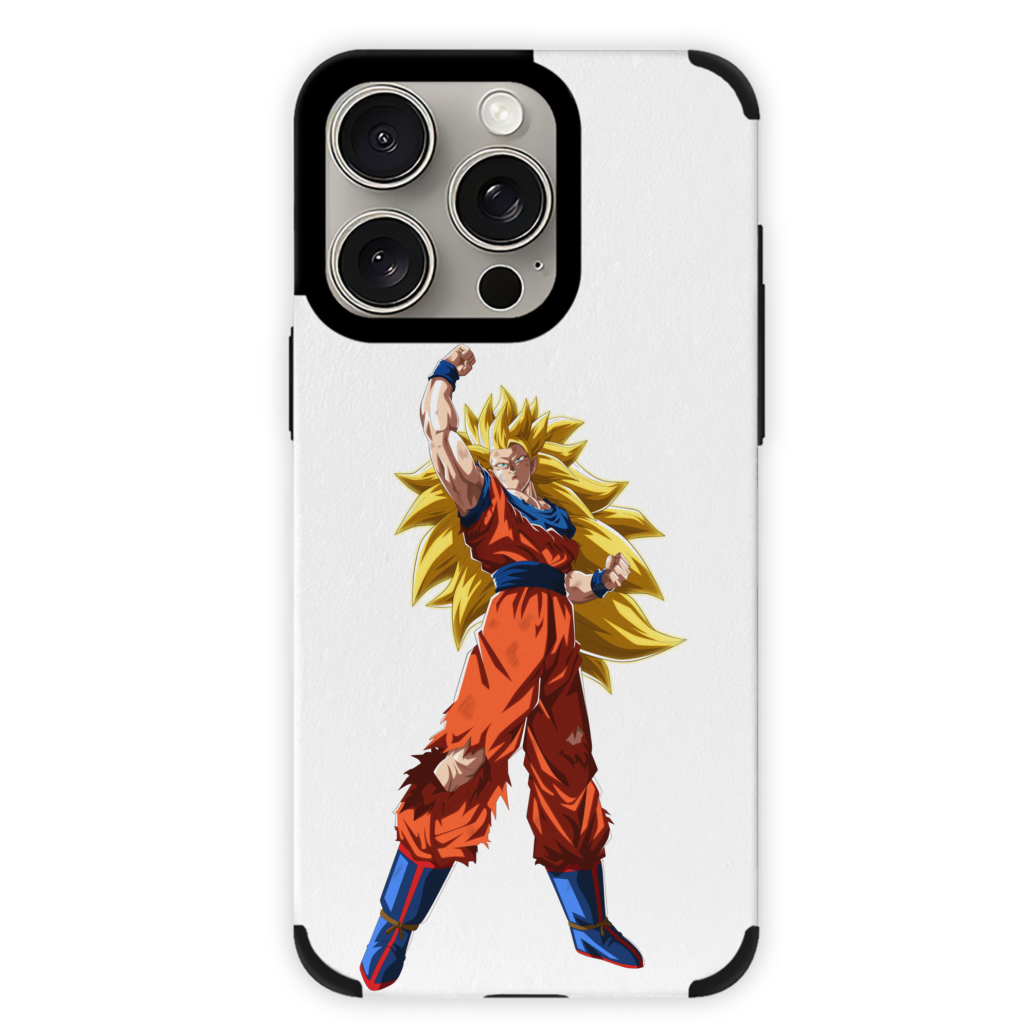 （画像用） ドラゴンボール 孫悟空（そん ごくう）Son Goku カカロット DRAGON BALL Kakarotto 【iPhone15ProMax対応】 PUレザー スマホケース 耐衝撃＆黄変防止