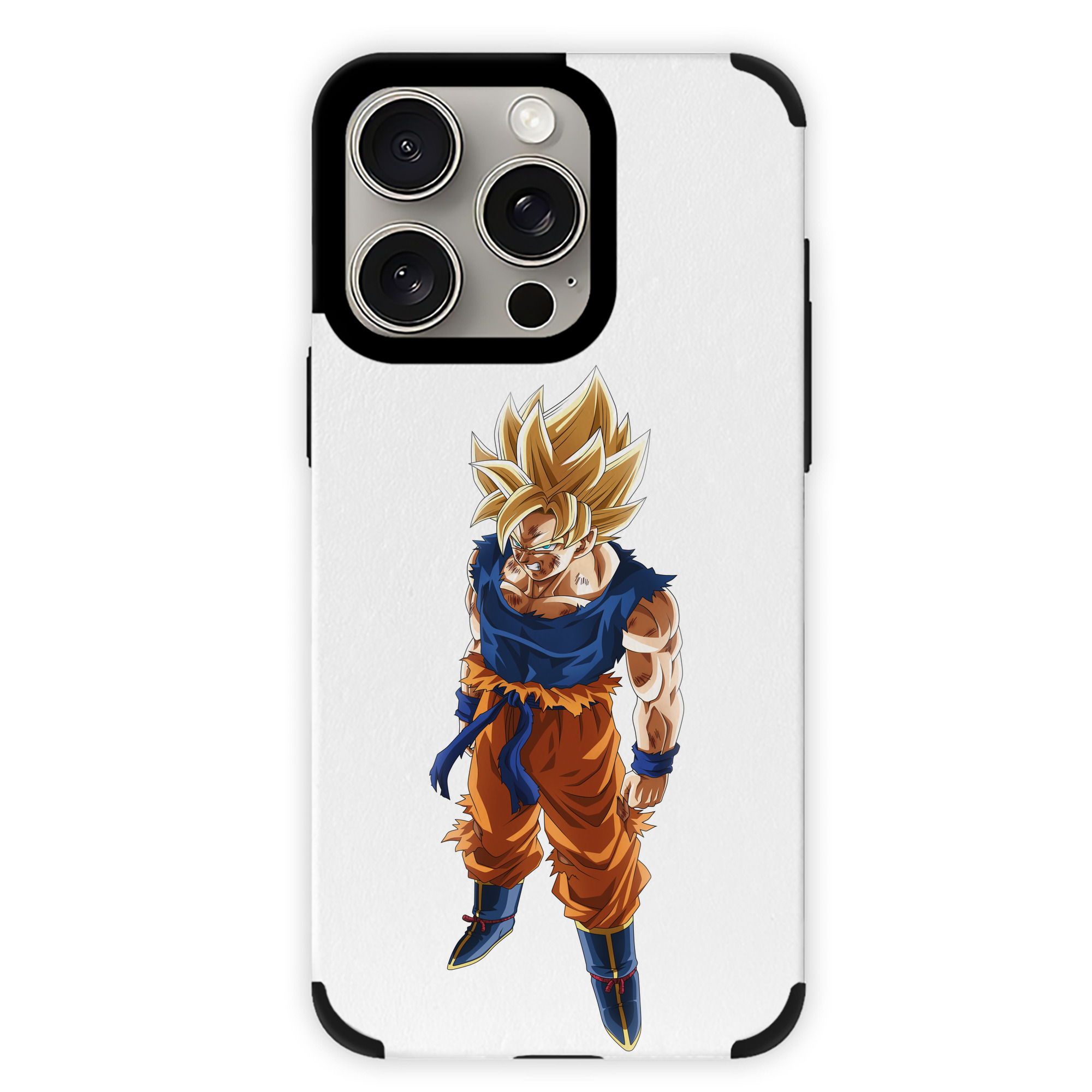 （画像用） ドラゴンボール 孫悟空（そん ごくう）Son Goku カカロット DRAGON BALL Kakarotto 【iPhone15ProMax対応】 PUレザー スマホケース 耐衝撃＆黄変防止