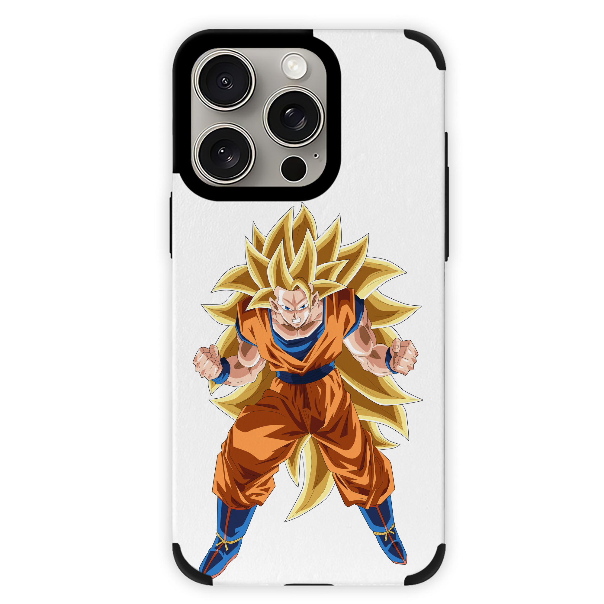 （画像用） ドラゴンボール 孫悟空（そん ごくう）Son Goku カカロット DRAGON BALL Kakarotto 【iPhone15ProMax対応】 PUレザー スマホケース 耐衝撃＆黄変防止