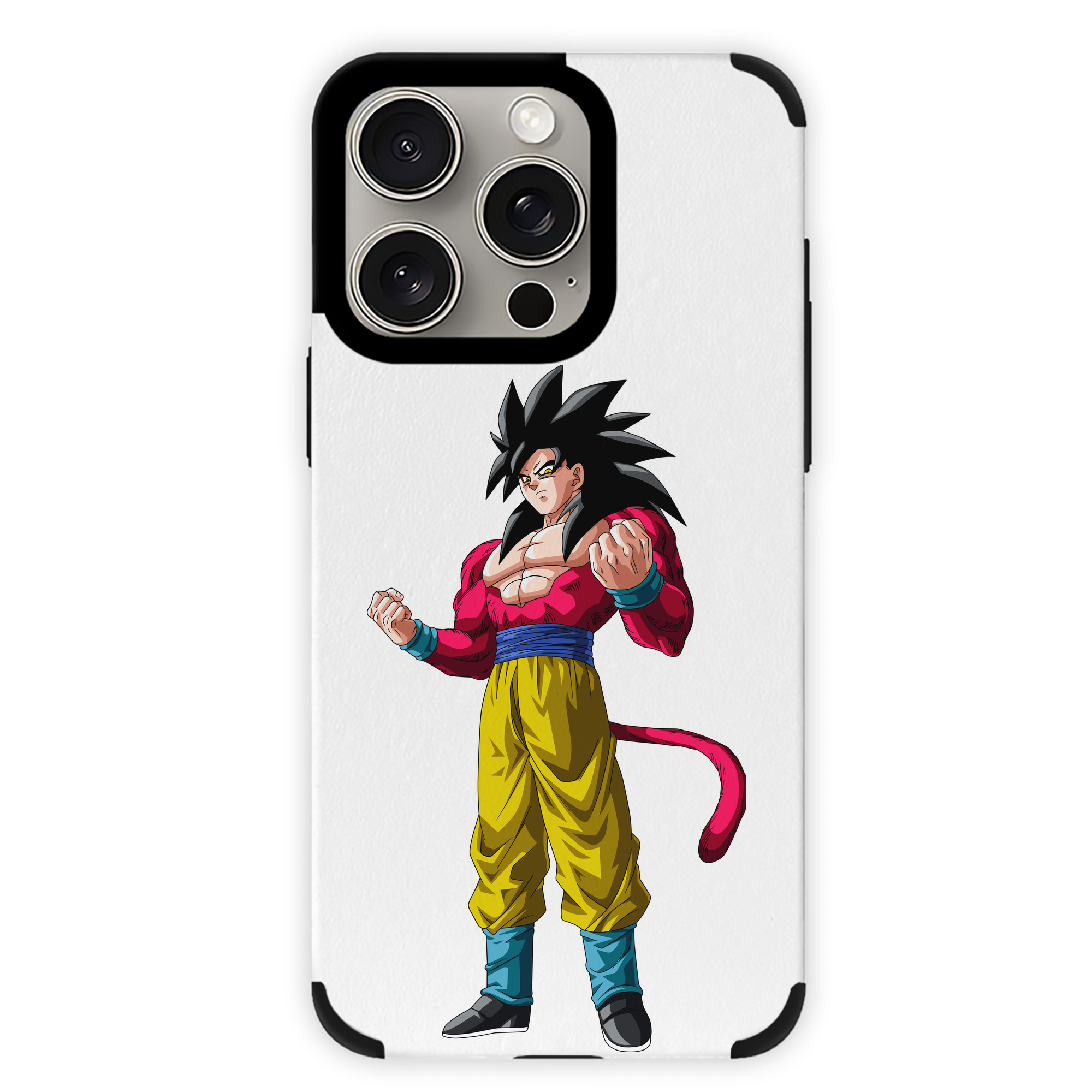 （画像用） ドラゴンボール 孫悟空（そん ごくう）Son Goku カカロット DRAGON BALL Kakarotto 【iPhone15ProMax対応】 PUレザー スマホケース 耐衝撃＆黄変防止