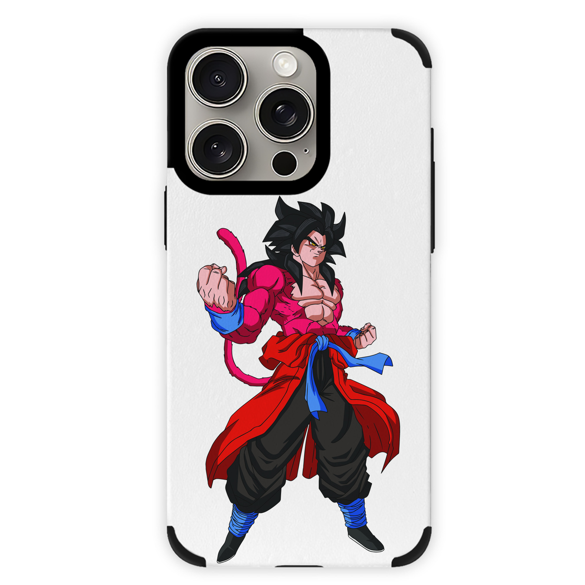 （画像用） ドラゴンボール 孫悟空（そん ごくう）Son Goku カカロット DRAGON BALL Kakarotto 【iPhone15ProMax対応】 PUレザー スマホケース 耐衝撃＆黄変防止
