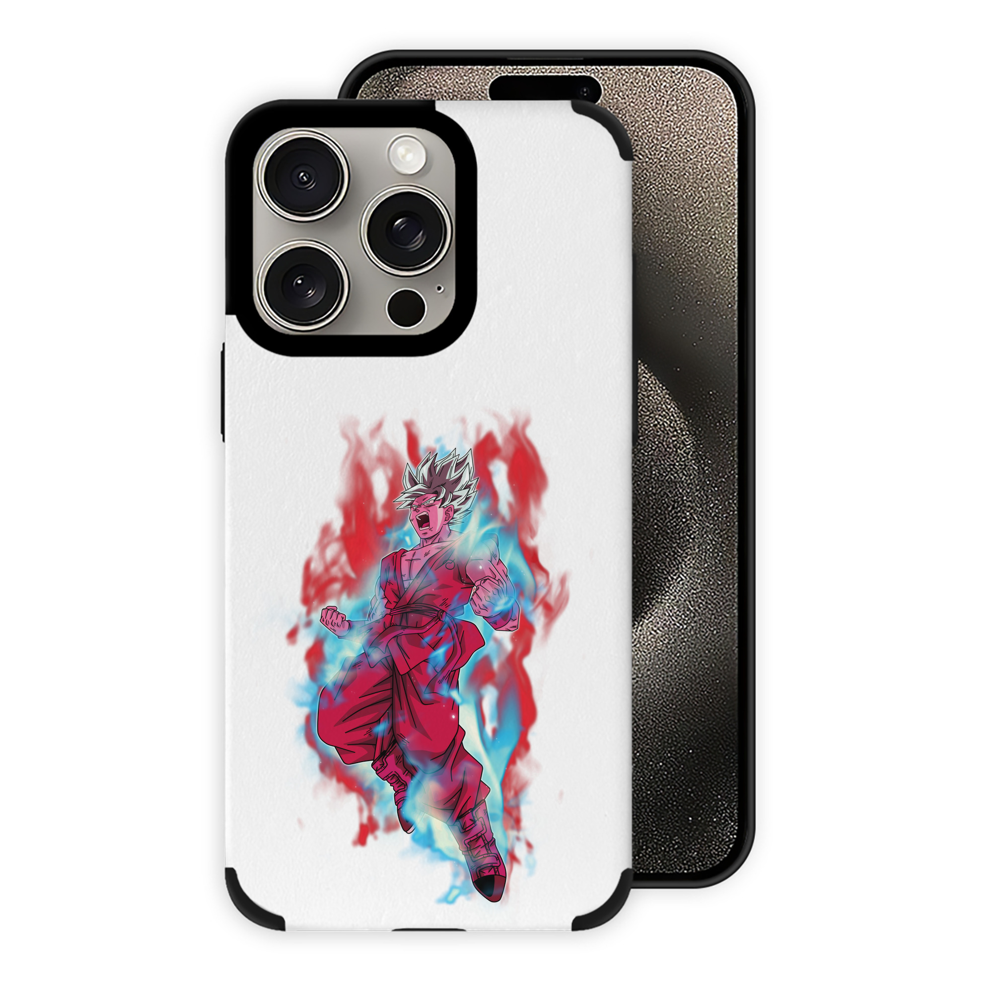 （画像用） ドラゴンボール 孫悟空（そん ごくう）Son Goku カカロット DRAGON BALL Kakarotto 【iPhone15ProMax対応】 PUレザー スマホケース 耐衝撃＆黄変防止