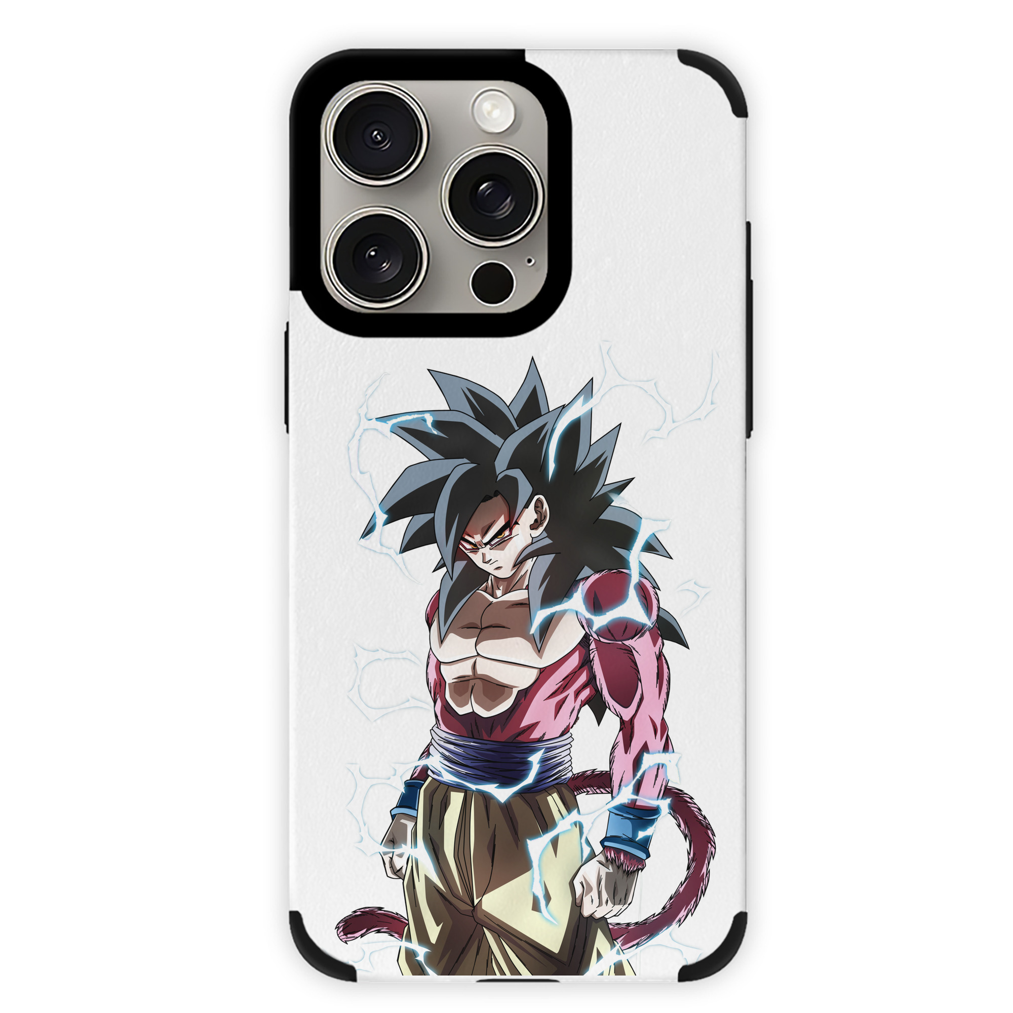 （画像用） ドラゴンボール 孫悟空（そん ごくう）Son Goku カカロット DRAGON BALL Kakarotto 【iPhone15ProMax対応】 PUレザー スマホケース 耐衝撃＆黄変防止
