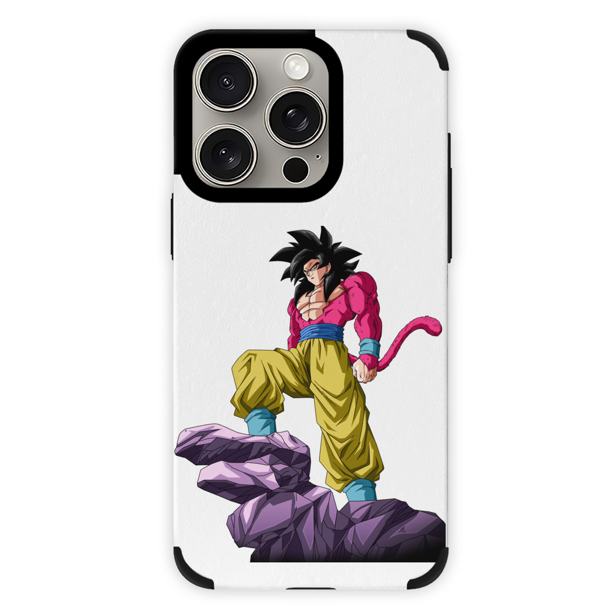 （画像用） ドラゴンボール 孫悟空（そん ごくう）Son Goku カカロット DRAGON BALL Kakarotto 【iPhone15ProMax対応】 PUレザー スマホケース 耐衝撃＆黄変防止