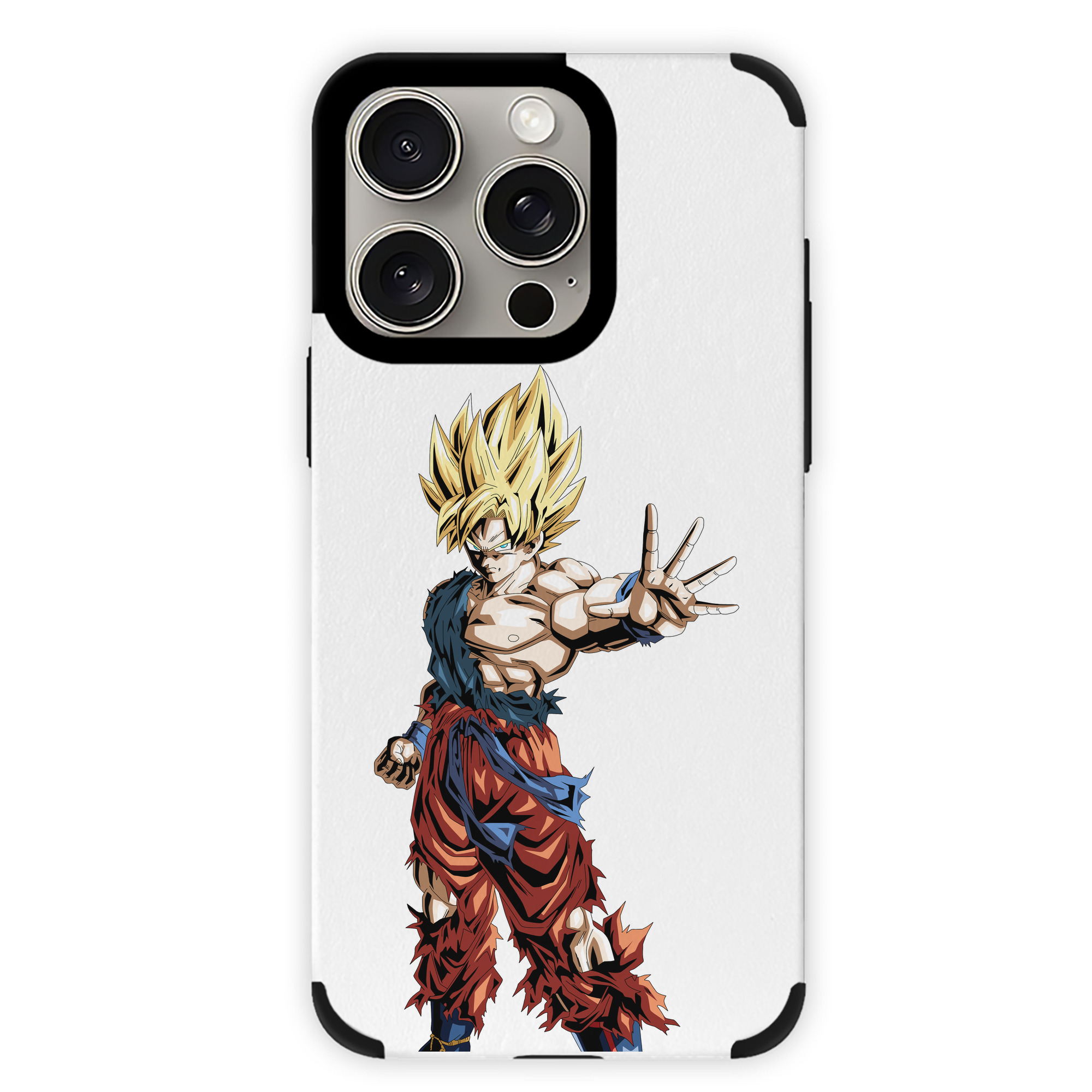 （画像用） ドラゴンボール 孫悟空（そん ごくう）Son Goku カカロット DRAGON BALL Kakarotto 【iPhone15ProMax対応】 PUレザー スマホケース 耐衝撃＆黄変防止