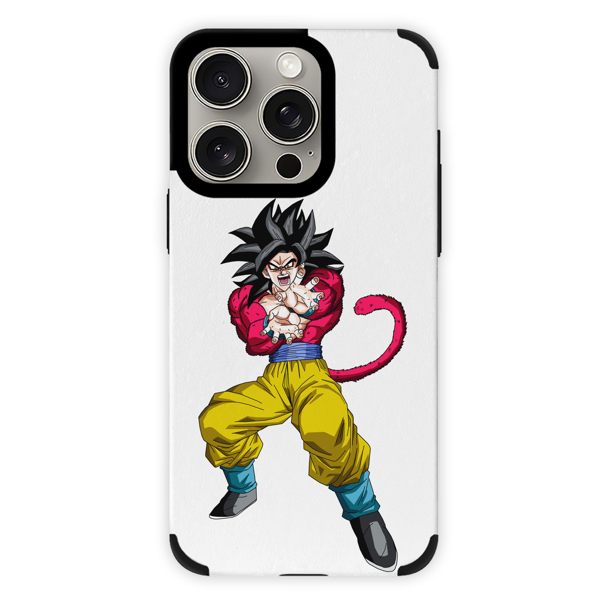 （画像用） ドラゴンボール 孫悟空（そん ごくう）Son Goku カカロット DRAGON BALL Kakarotto 【iPhone15ProMax対応】 PUレザー スマホケース 耐衝撃＆黄変防止