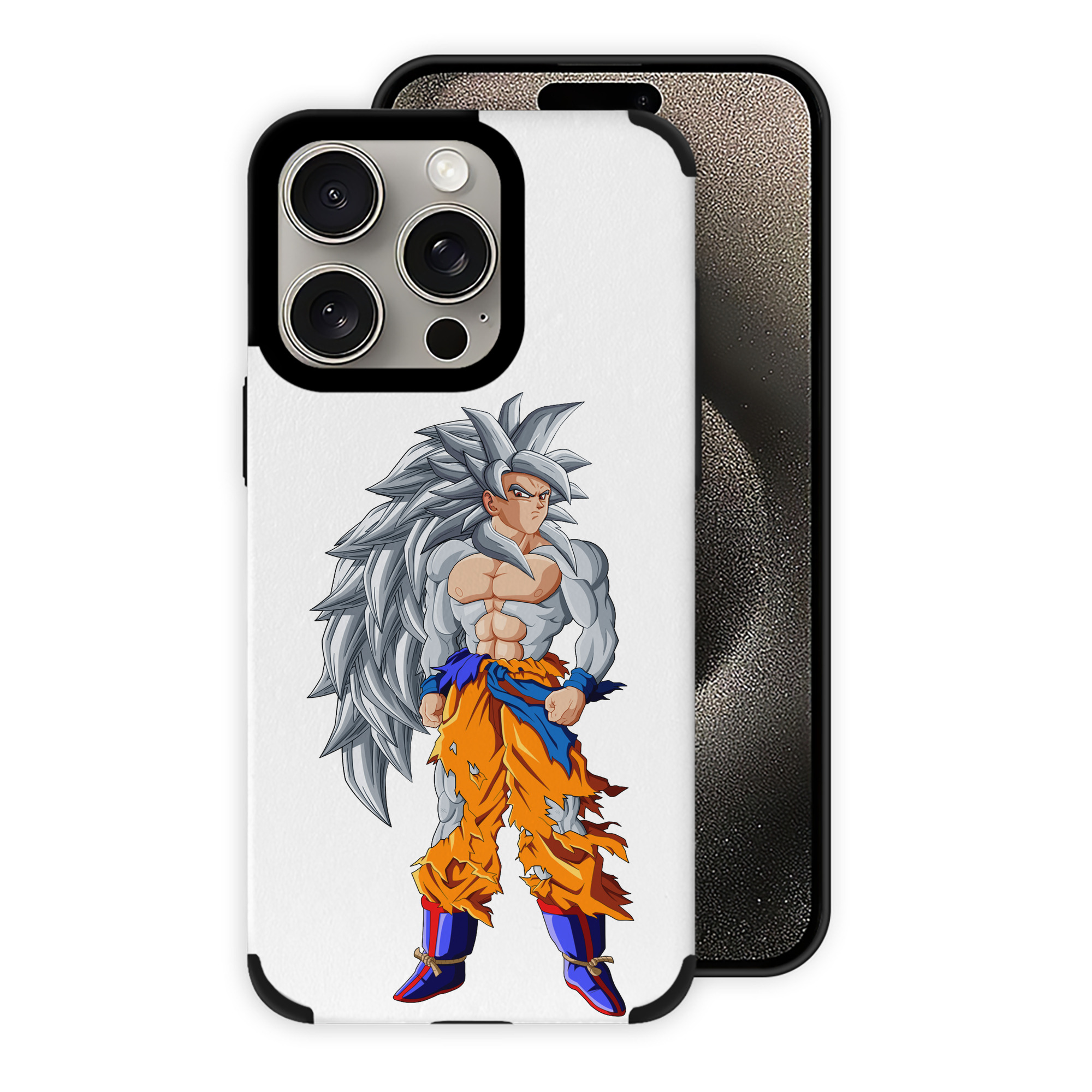 （画像用） ドラゴンボール 孫悟空（そん ごくう）Son Goku カカロット DRAGON BALL Kakarotto 【iPhone15ProMax対応】 PUレザー スマホケース 耐衝撃＆黄変防止