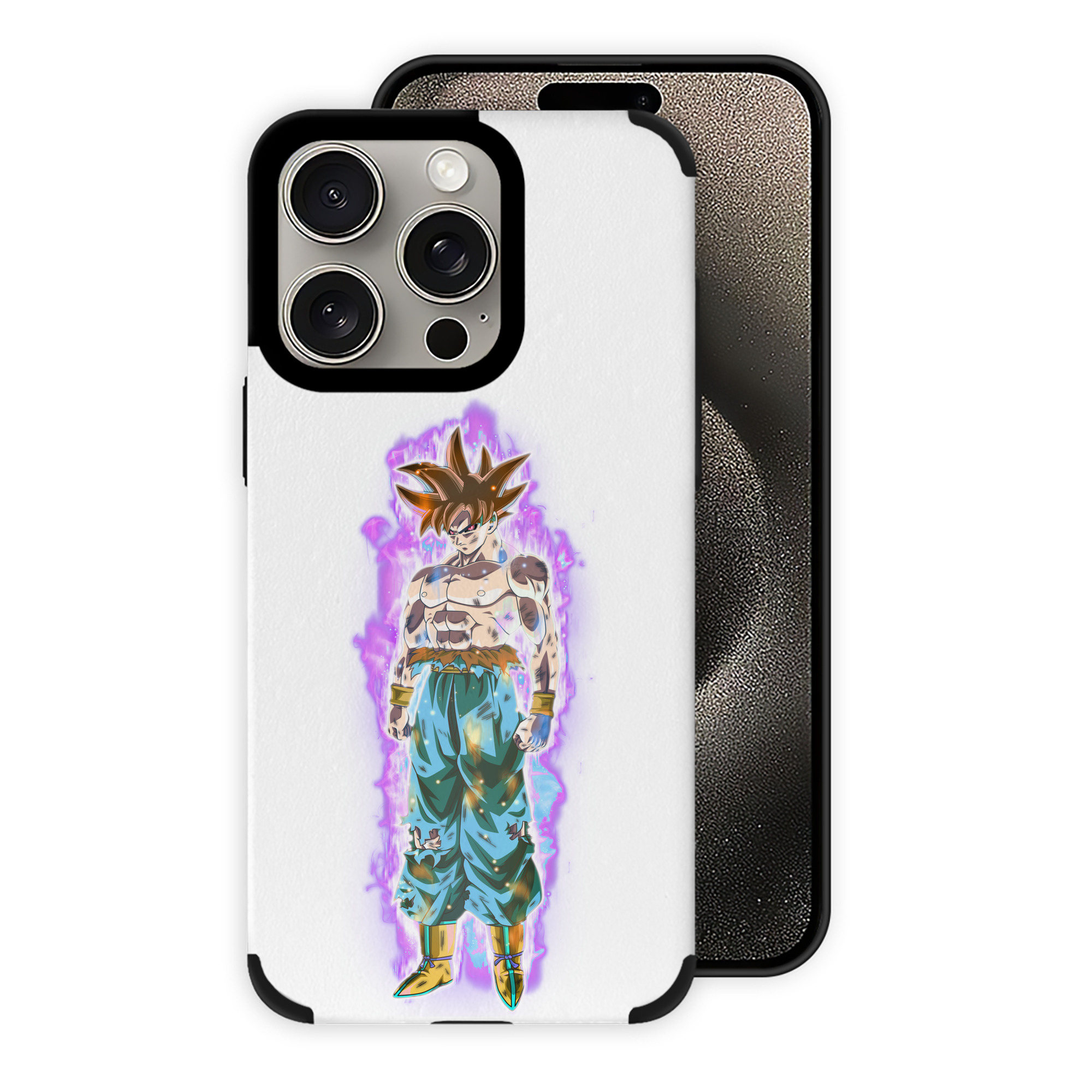 （画像用） ドラゴンボール 孫悟空（そん ごくう）Son Goku カカロット DRAGON BALL Kakarotto 【iPhone15ProMax対応】 PUレザー スマホケース 耐衝撃＆黄変防止