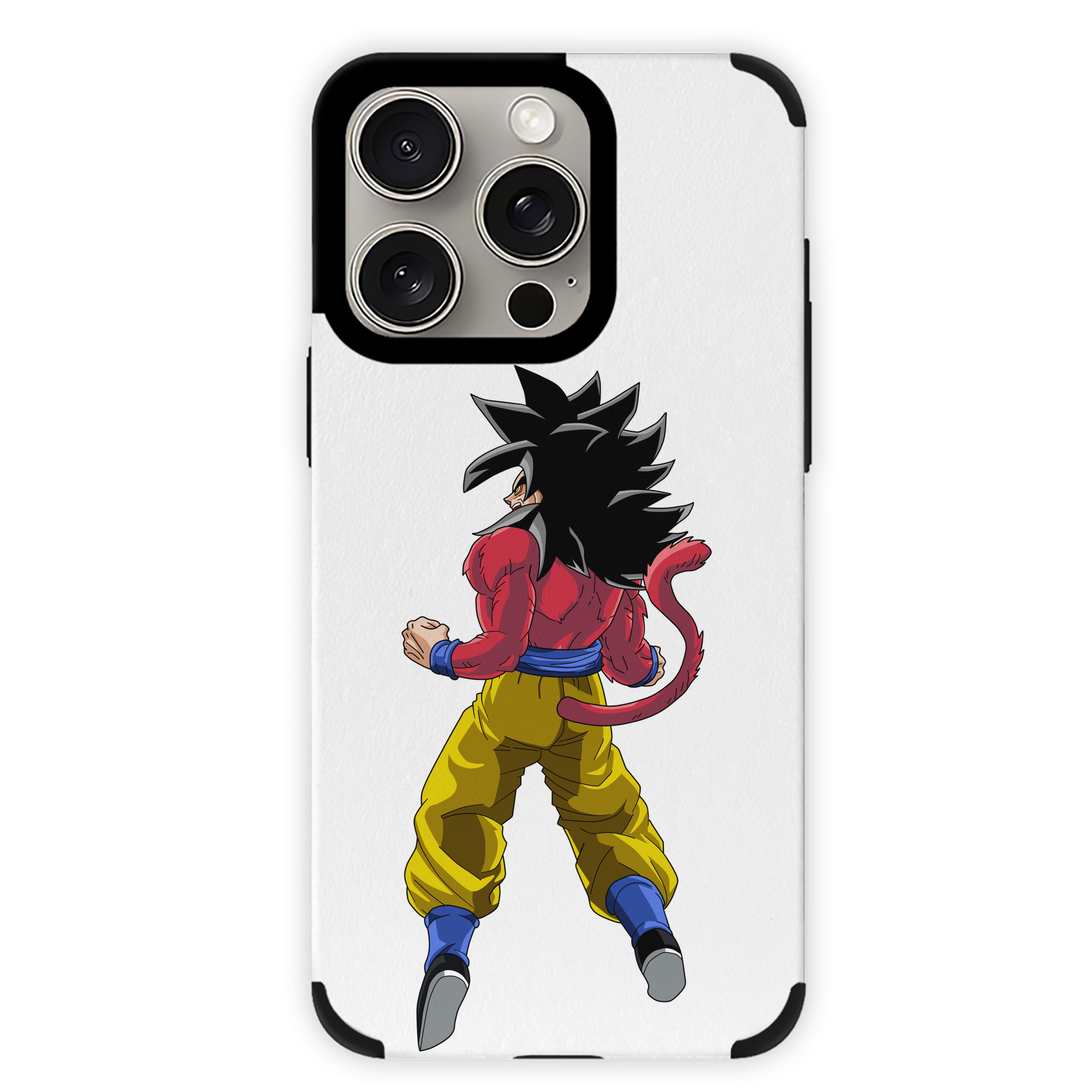 （画像用） ドラゴンボール 孫悟空（そん ごくう）Son Goku カカロット DRAGON BALL Kakarotto 【iPhone15ProMax対応】 PUレザー スマホケース 耐衝撃＆黄変防止