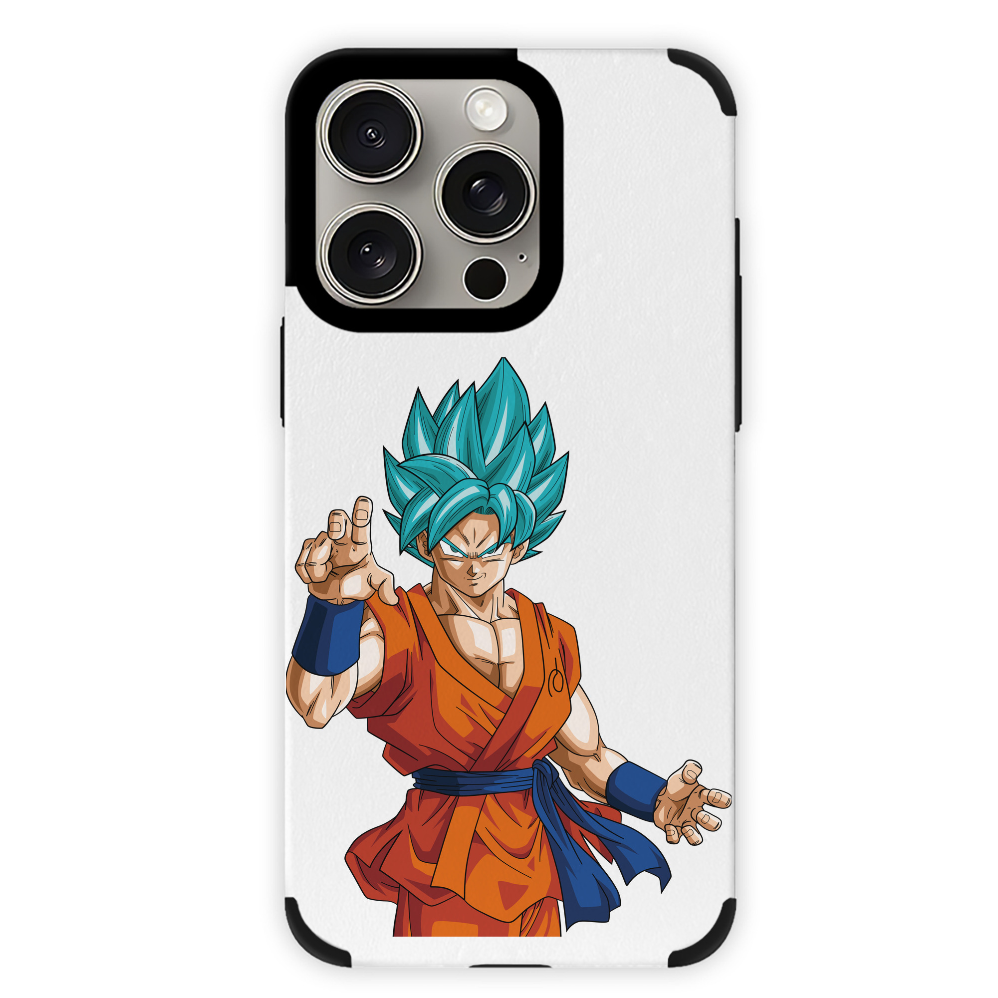 （画像用） ドラゴンボール 孫悟空（そん ごくう）Son Goku カカロット DRAGON BALL Kakarotto 【iPhone15ProMax対応】 PUレザー スマホケース 耐衝撃＆黄変防止