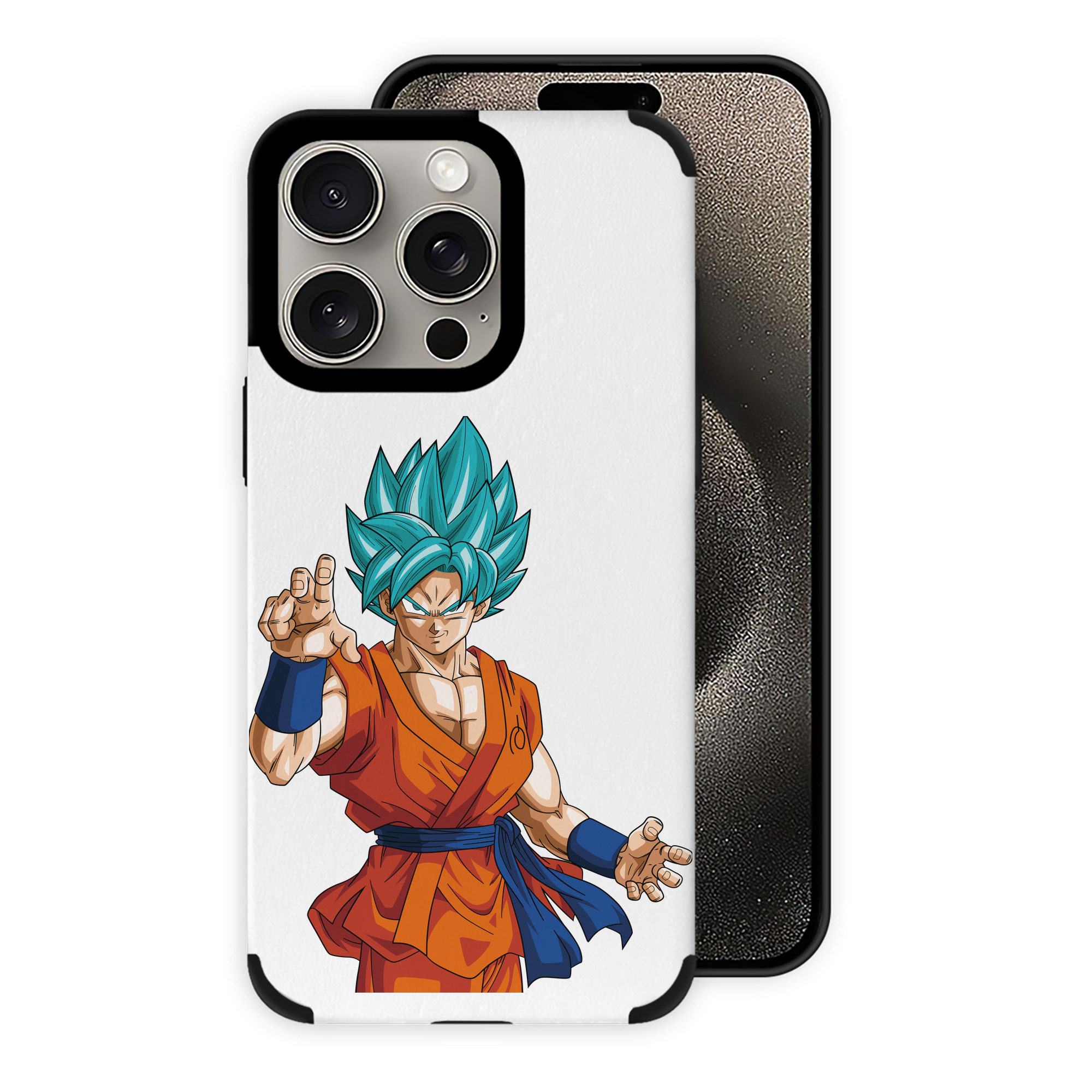 （画像用） ドラゴンボール 孫悟空（そん ごくう）Son Goku カカロット DRAGON BALL Kakarotto 【iPhone15ProMax対応】 PUレザー スマホケース 耐衝撃＆黄変防止
