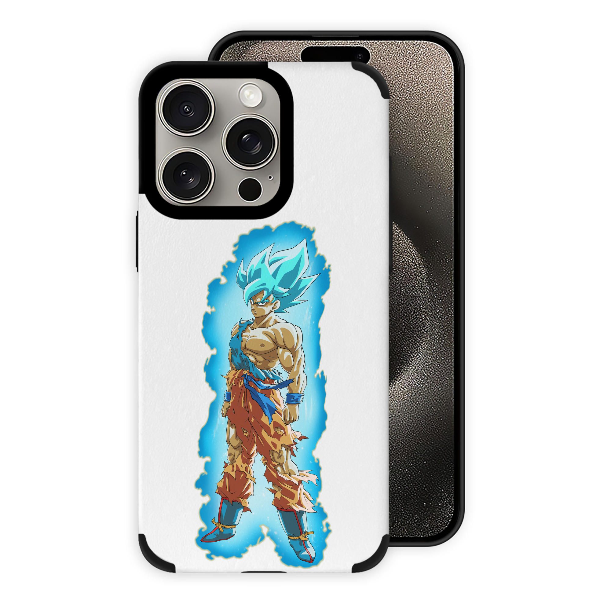 （画像用） ドラゴンボール 孫悟空（そん ごくう）Son Goku カカロット DRAGON BALL Kakarotto 【iPhone15ProMax対応】 PUレザー スマホケース 耐衝撃＆黄変防止