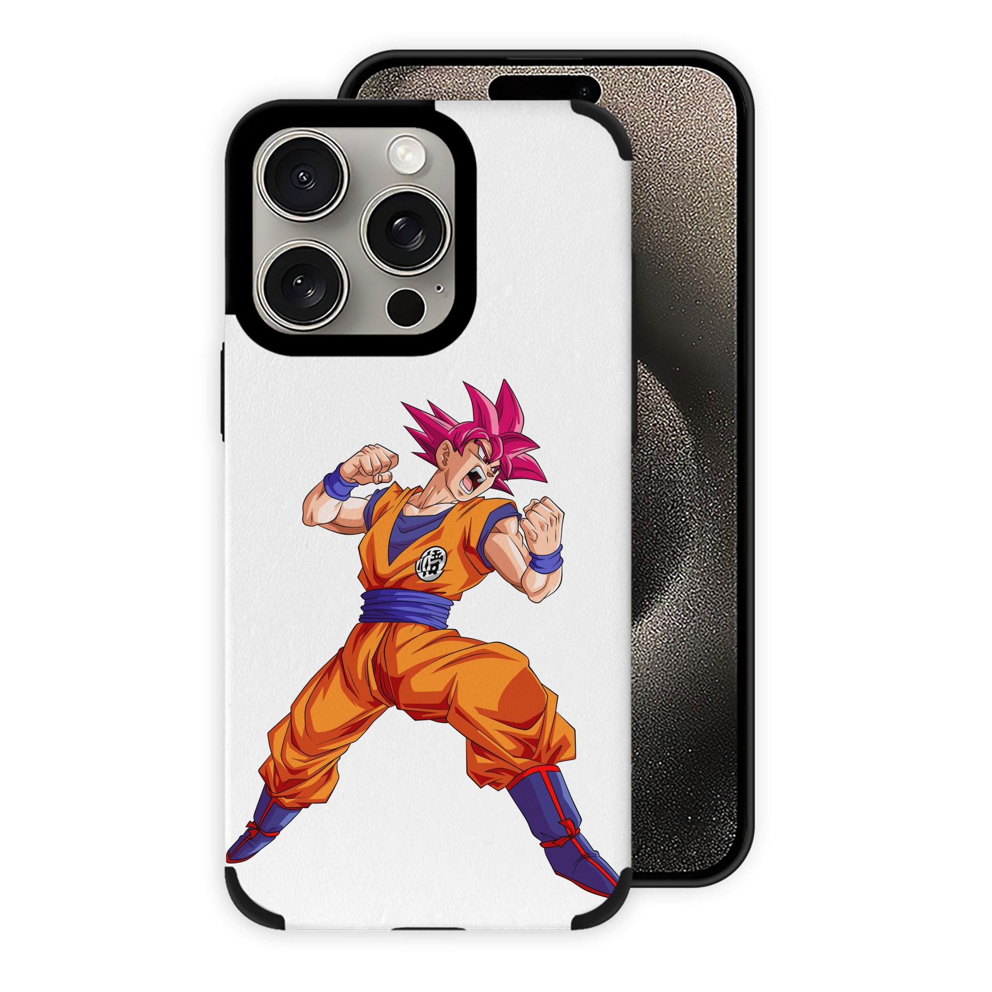 （画像用） ドラゴンボール 孫悟空（そん ごくう）Son Goku カカロット DRAGON BALL Kakarotto 【iPhone15ProMax対応】 PUレザー スマホケース 耐衝撃＆黄変防止