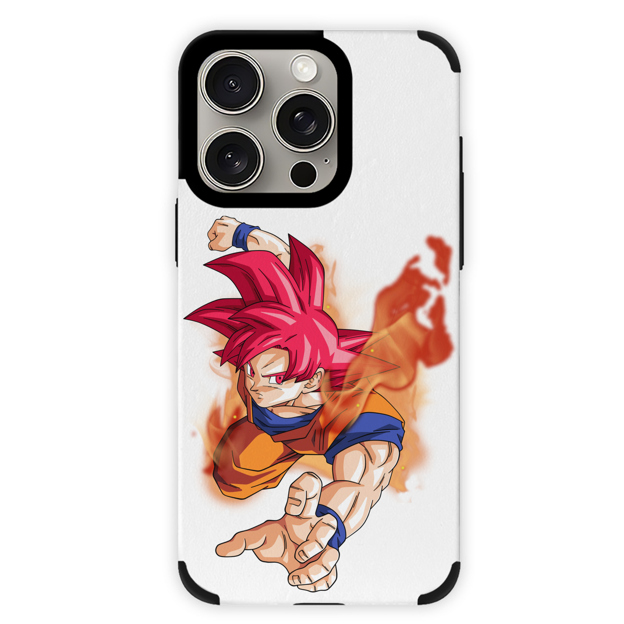 （画像用） ドラゴンボール 孫悟空（そん ごくう）Son Goku カカロット DRAGON BALL Kakarotto 【iPhone15ProMax対応】 PUレザー スマホケース 耐衝撃＆黄変防止