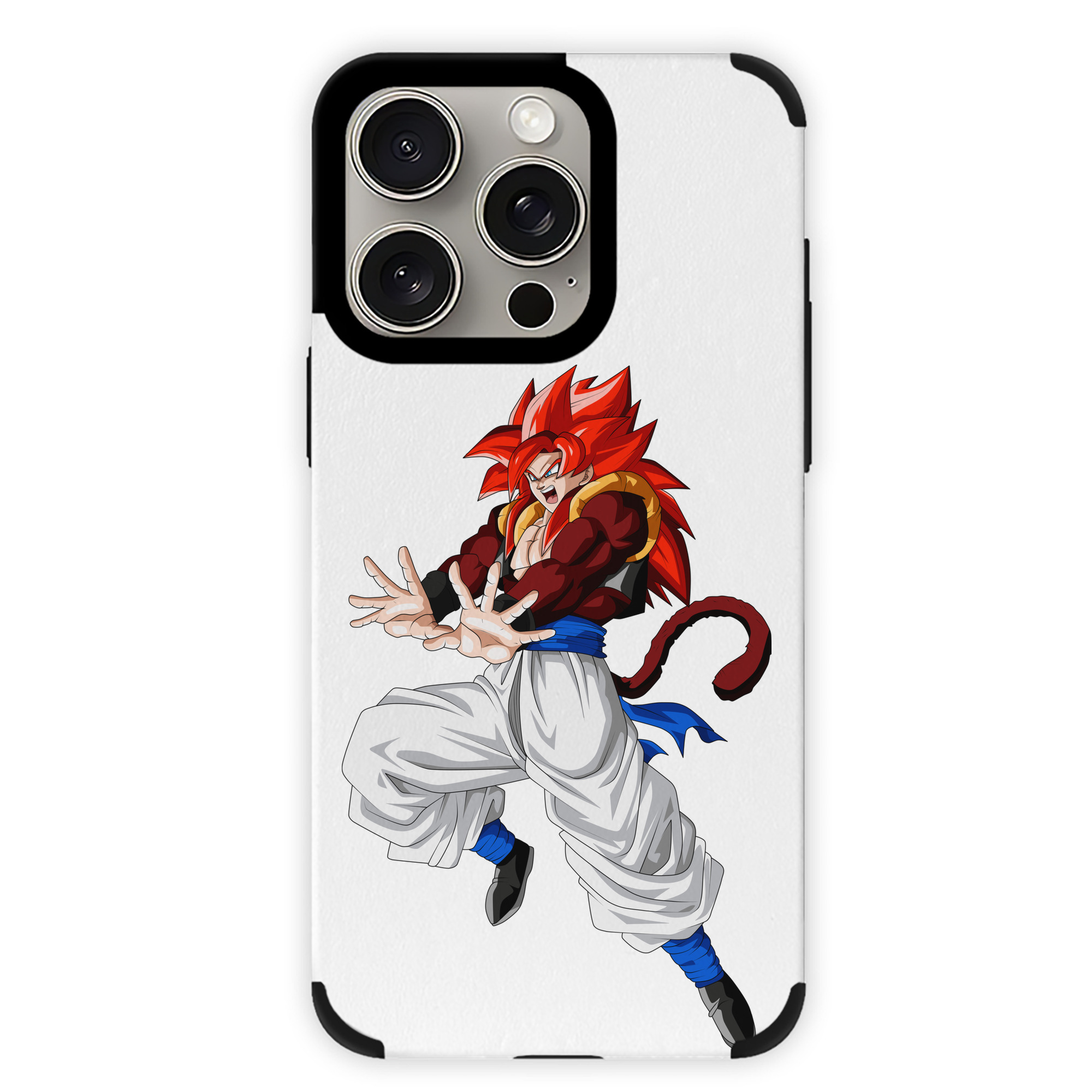（画像用） ドラゴンボール 孫悟空（そん ごくう）Son Goku カカロット DRAGON BALL Kakarotto 【iPhone15ProMax対応】 PUレザー スマホケース 耐衝撃＆黄変防止